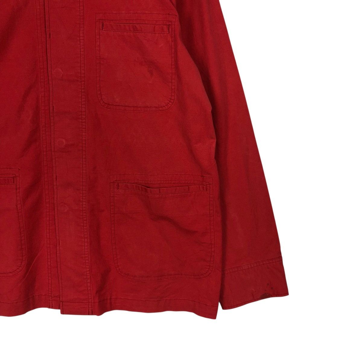 Chaps Ralph Lauren × Japanese Brand Rich Red Vintage Chore Jacket Duck Canvas Chaps Ralph Lauren Size US M / EU 48-50 / 2 - 6 Thumbnail