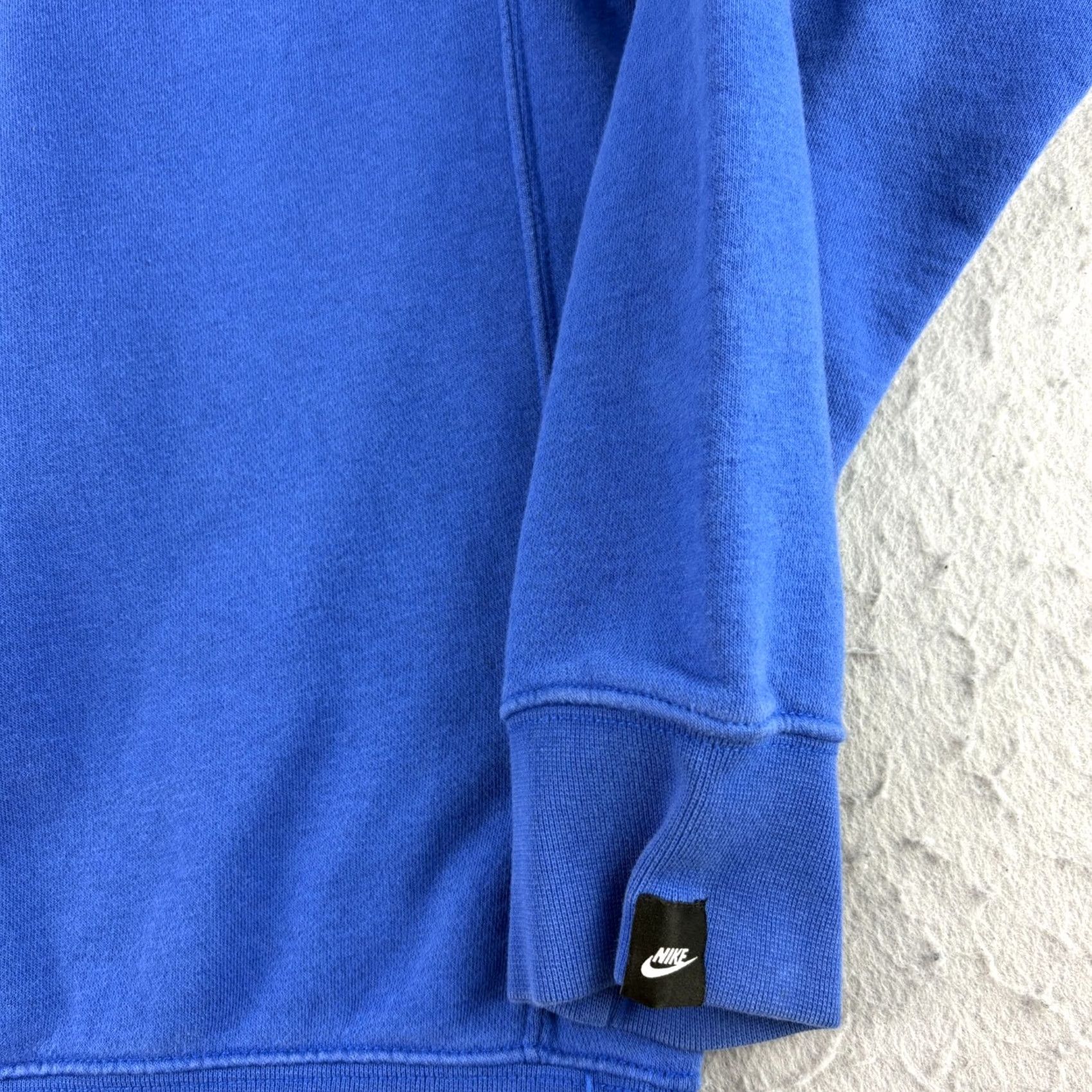 Nike Nike Sportswear Sweatshirt Mens M Blue Just Do It Pullover Graphic Crew Neck Long Sleeve Logo Cotton Blend Regular Shirt Size US M / EU 48-50 / 2 - 2 Thumbnail