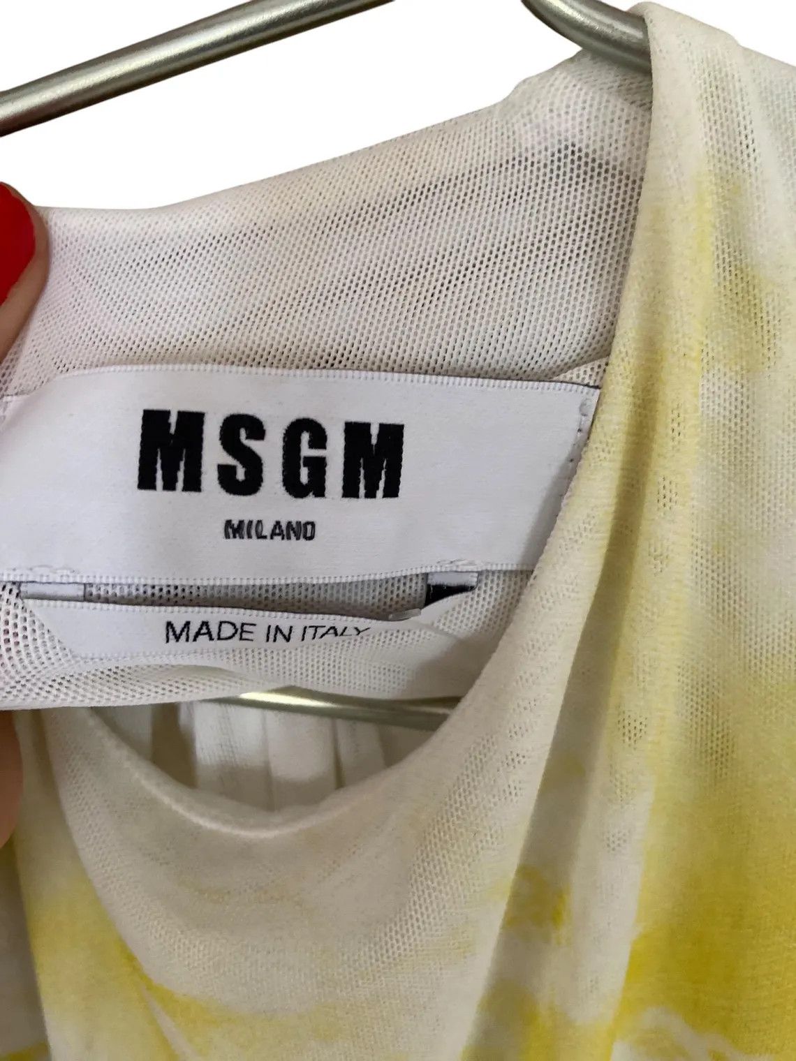 MSGM MSGM Lemon Yellow Midi Dress – Fitted, Runway Archive Size S / US 4 / IT 40 - 5 Thumbnail