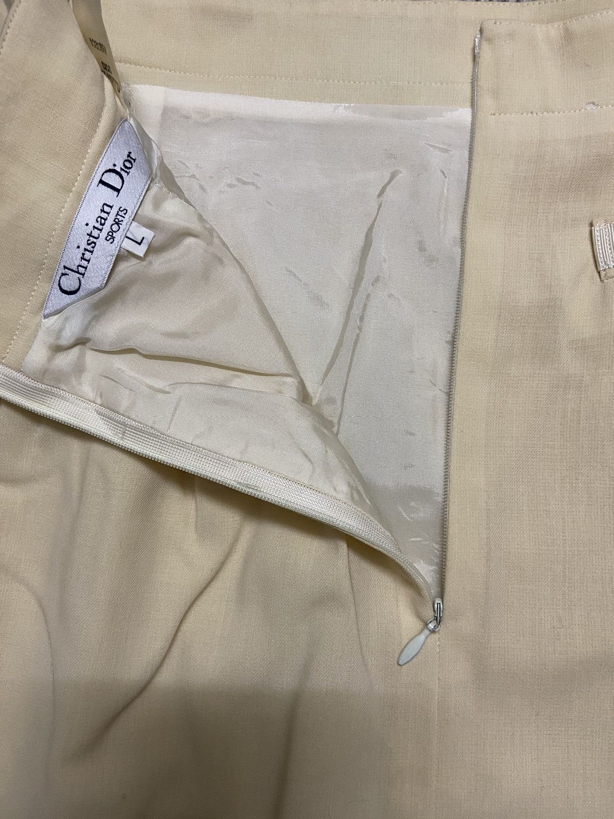 Christian Dior Monsieur × Vintage Vintage Christian Dior Sports Midi Skirt Size 28" / US 6 / IT 42 - 4 Thumbnail