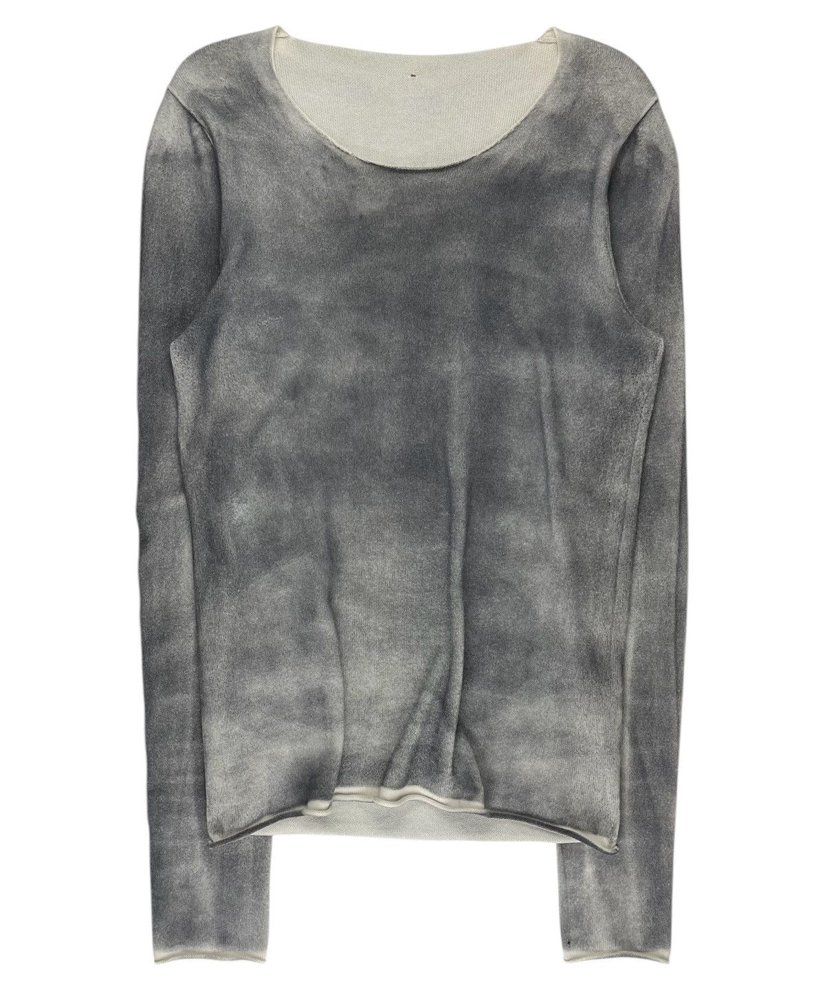 Label Under Construction Label Under Construction Grey Dyed Longsleeve Knit Sweater Size US S / EU 44-46 / 1 - 1 Thumbnail