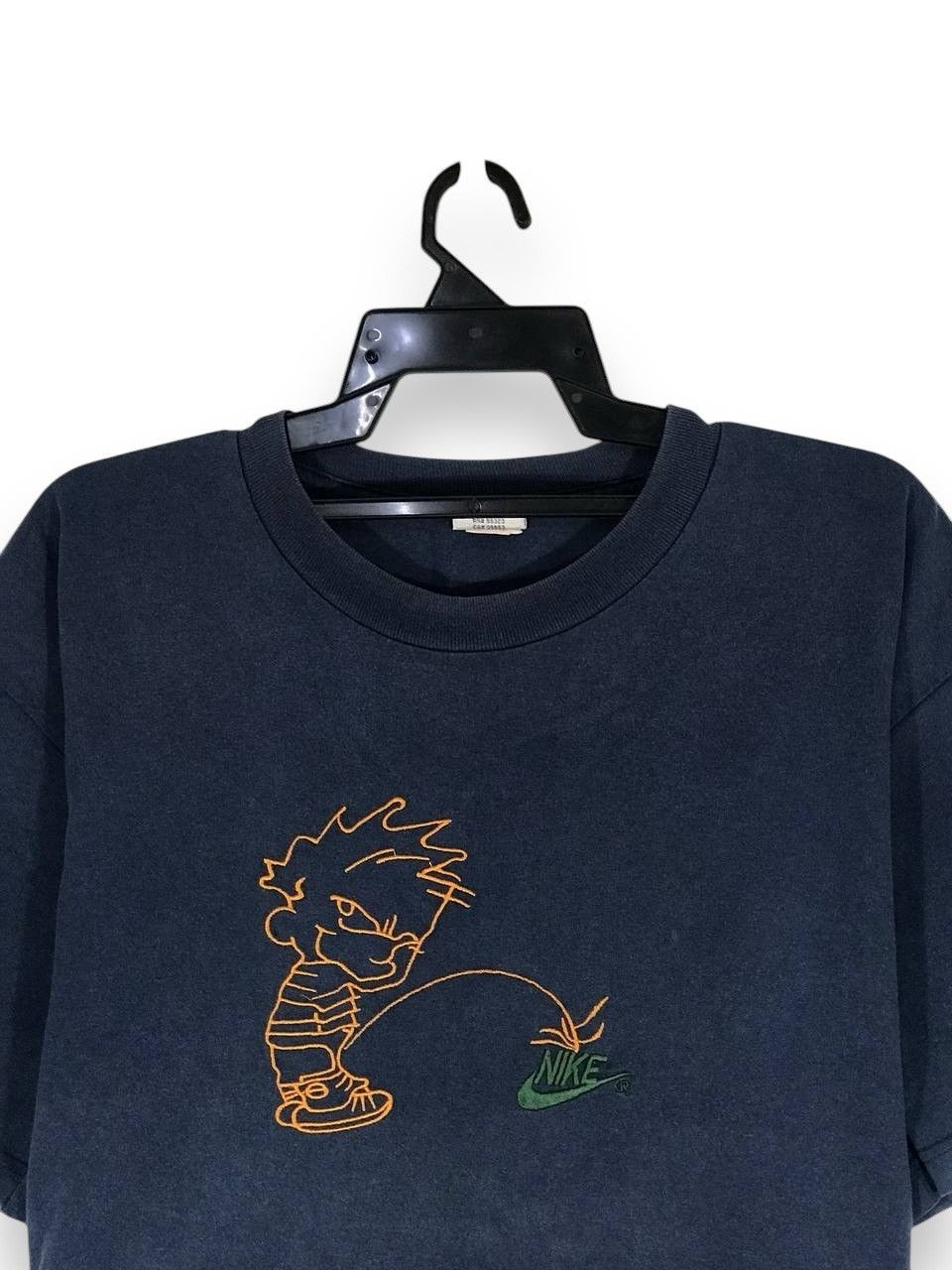 Nike × Vintage Vintage nike calvin and hobbes no fear pee Size US L / EU 52-54 / 3 - 2 Thumbnail