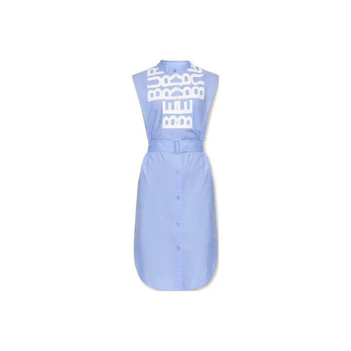 Burberry Burberry SS22 Sleeveless Shirt Dress 0079 Size S / US 4 / IT 40 - 1 Thumbnail