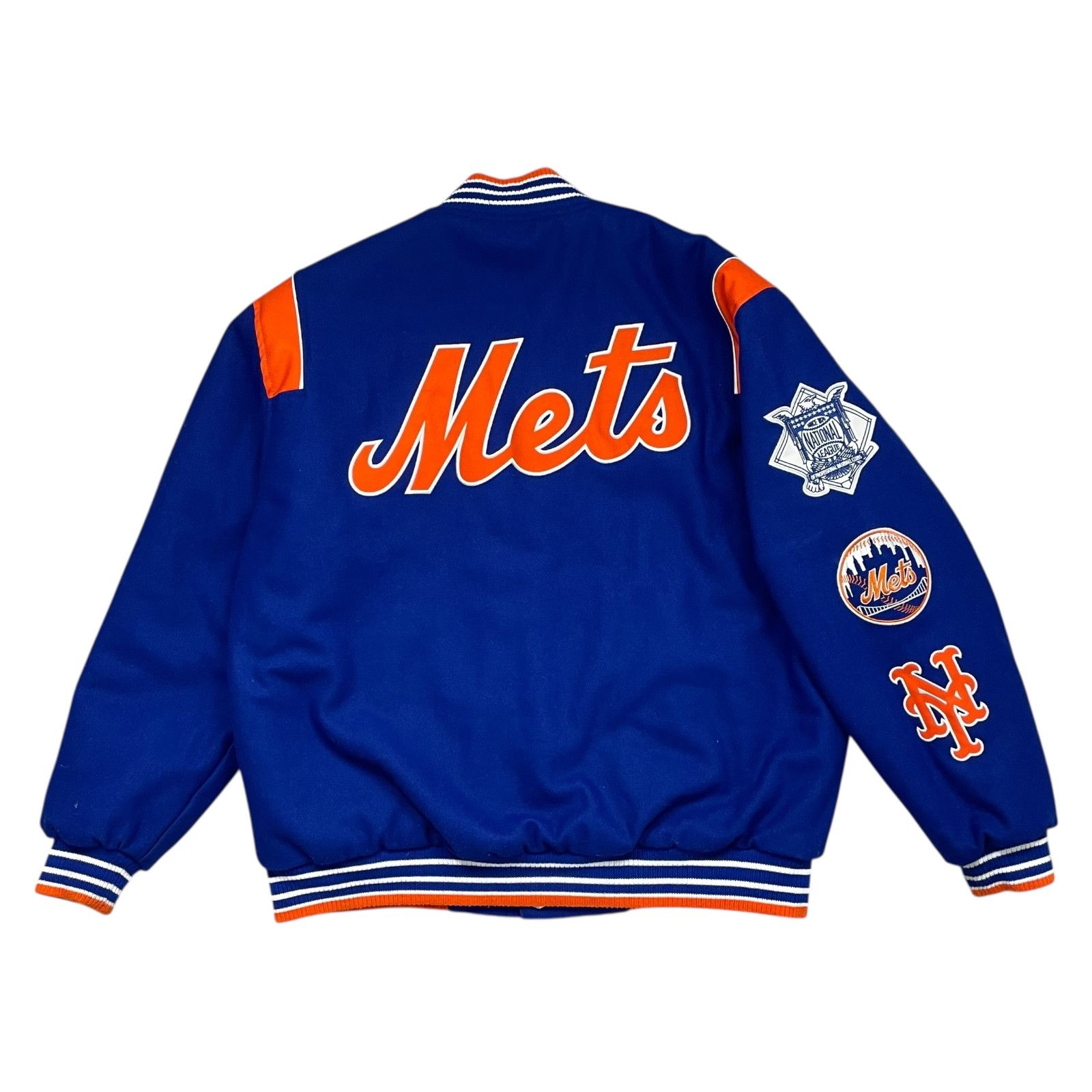 MLB × Supreme Supreme New Era MLB Varsity Jacket Navy | Grailed