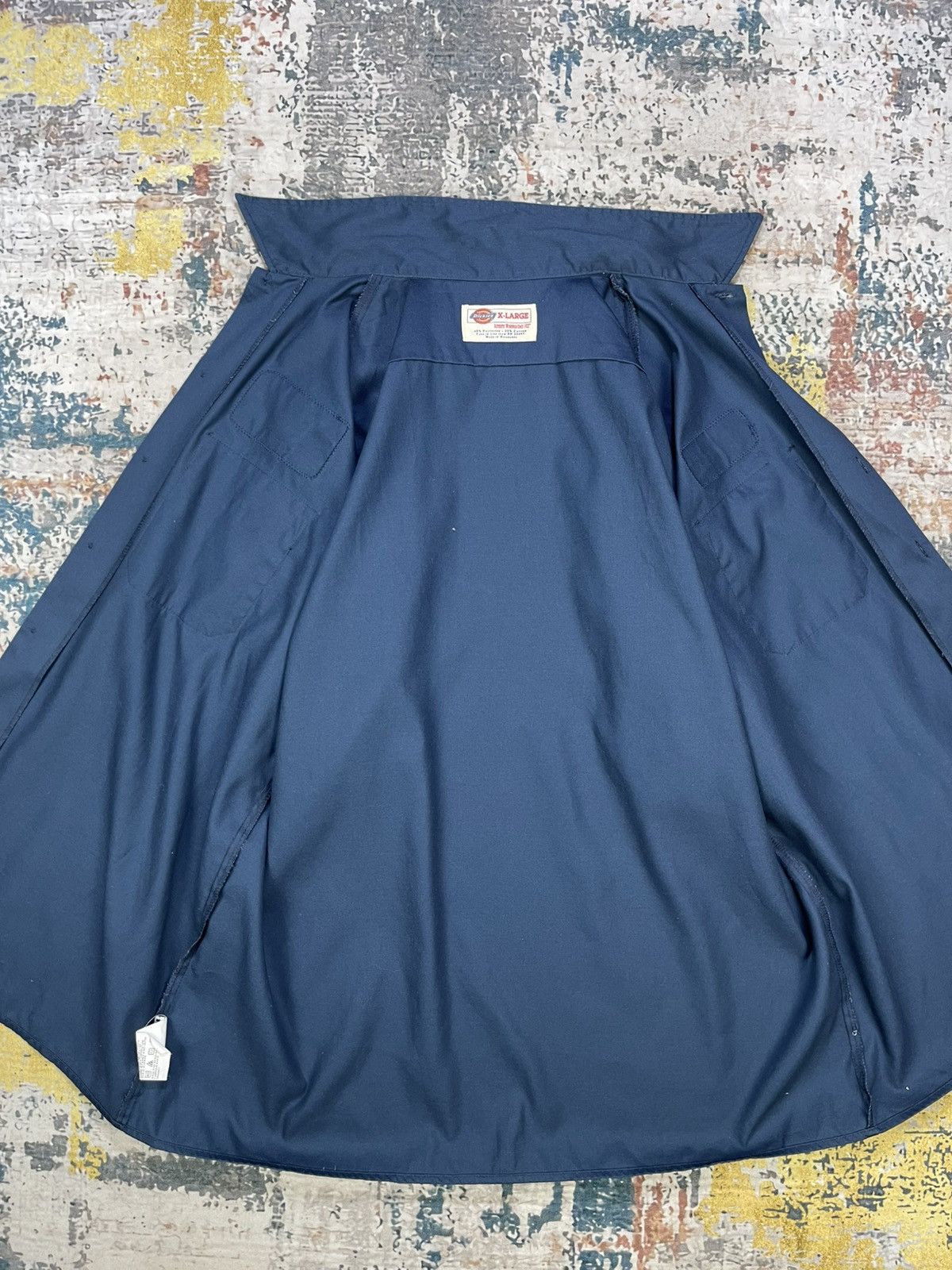 Dickies Vtg Dickies Double Pocket Button Down Work Shirt Size US XL / EU 56 / 4 - 8 Thumbnail