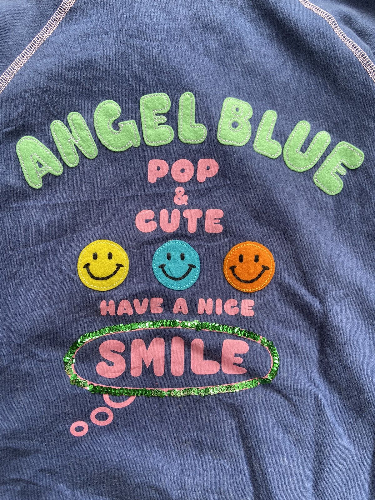 Angel Blue ANGELS BLUE POP & CUTE HAVE A NICE SMILE ZIP HOODIE Size US S / EU 44-46 / 1 - 15 Thumbnail