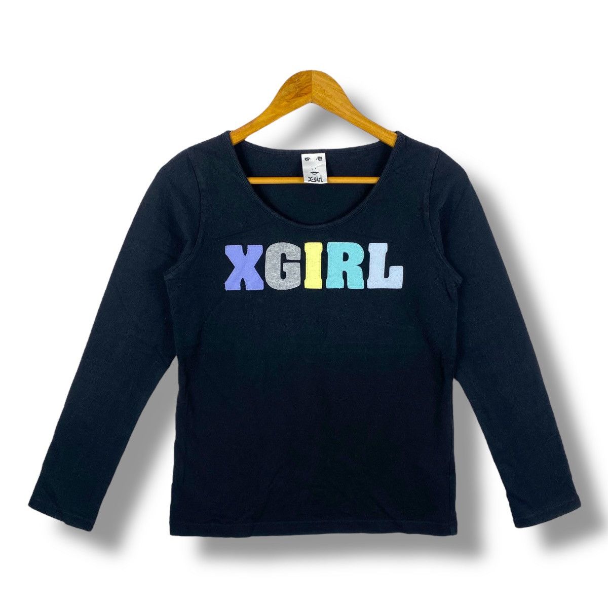 X-LARGE Japanese Streetwear X-GIRL Multicolour Logo Women Tops Tee Size S / US 4 / IT 40 - 1 Thumbnail