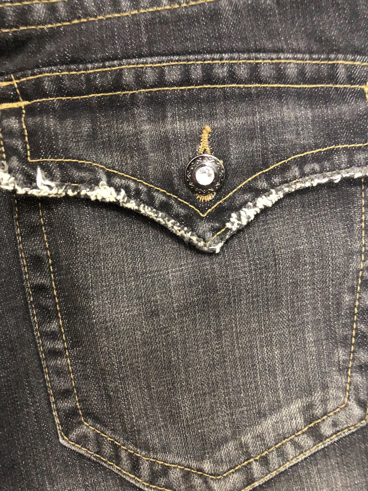 If Six Was Nine × Japanese Brand Japanese Brand - Bootcut Jeans Gennaro Distressed Size US 30 / EU 46 - 14 Thumbnail