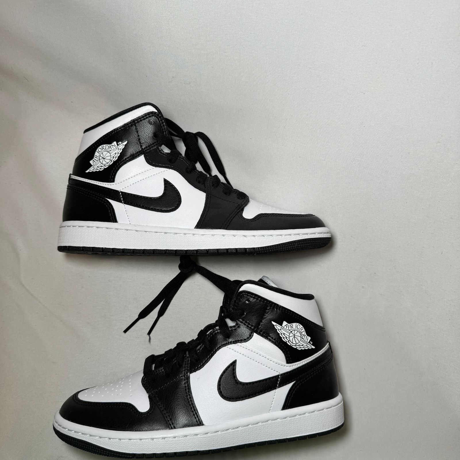 Jordan Brand × Nike Size 7.5 - Wmns Nike Air Jordan 1 Mid Panda Women's Shoes Size US 7.5 / IT 37.5 - 2 Thumbnail