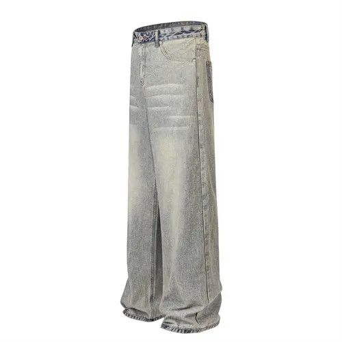 Japanese Brand × Jean Pants Trendy street casual distressed washed straight jeans Size US 32 / EU 48 - 2 Thumbnail