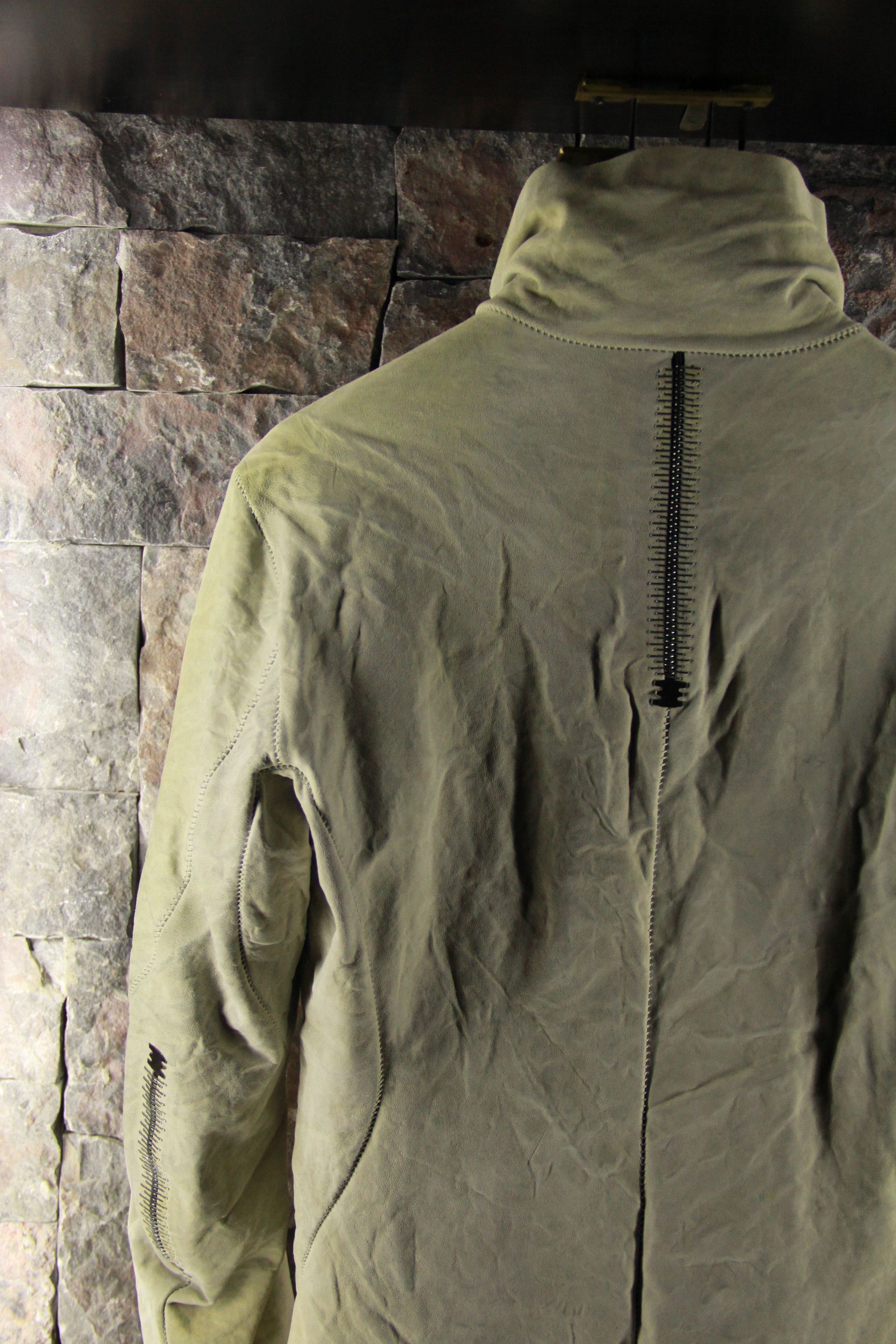 Isaac Sellam Experience Off-White Nubuck Bauhaus Down Jacket Size US M / EU 48-50 / 2 - 7 Thumbnail