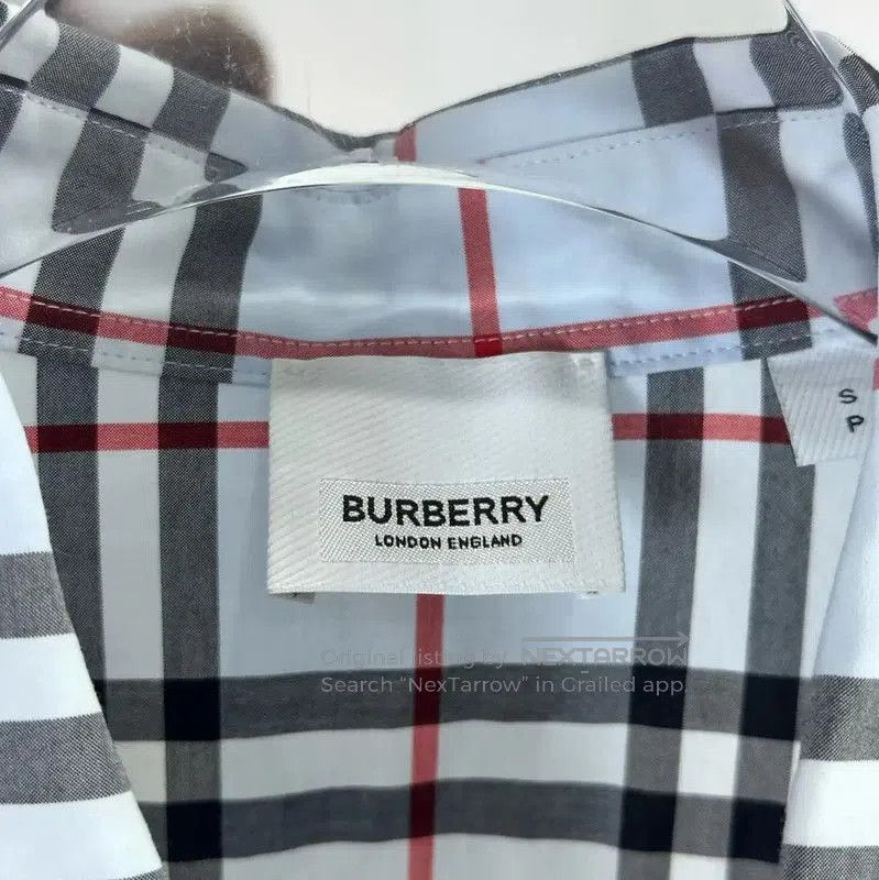 Burberry Burberry Women's Light Blue Check Shirt. Size S / US 4 / IT 40 - 3 Thumbnail