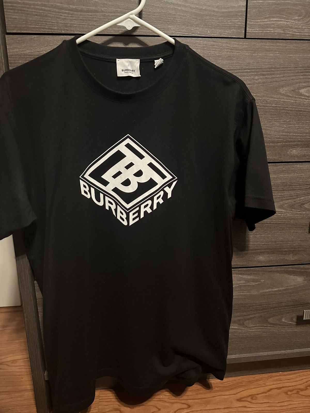 Image of Burberry Men’S T-Shirt in Black, Men's (Size XS)