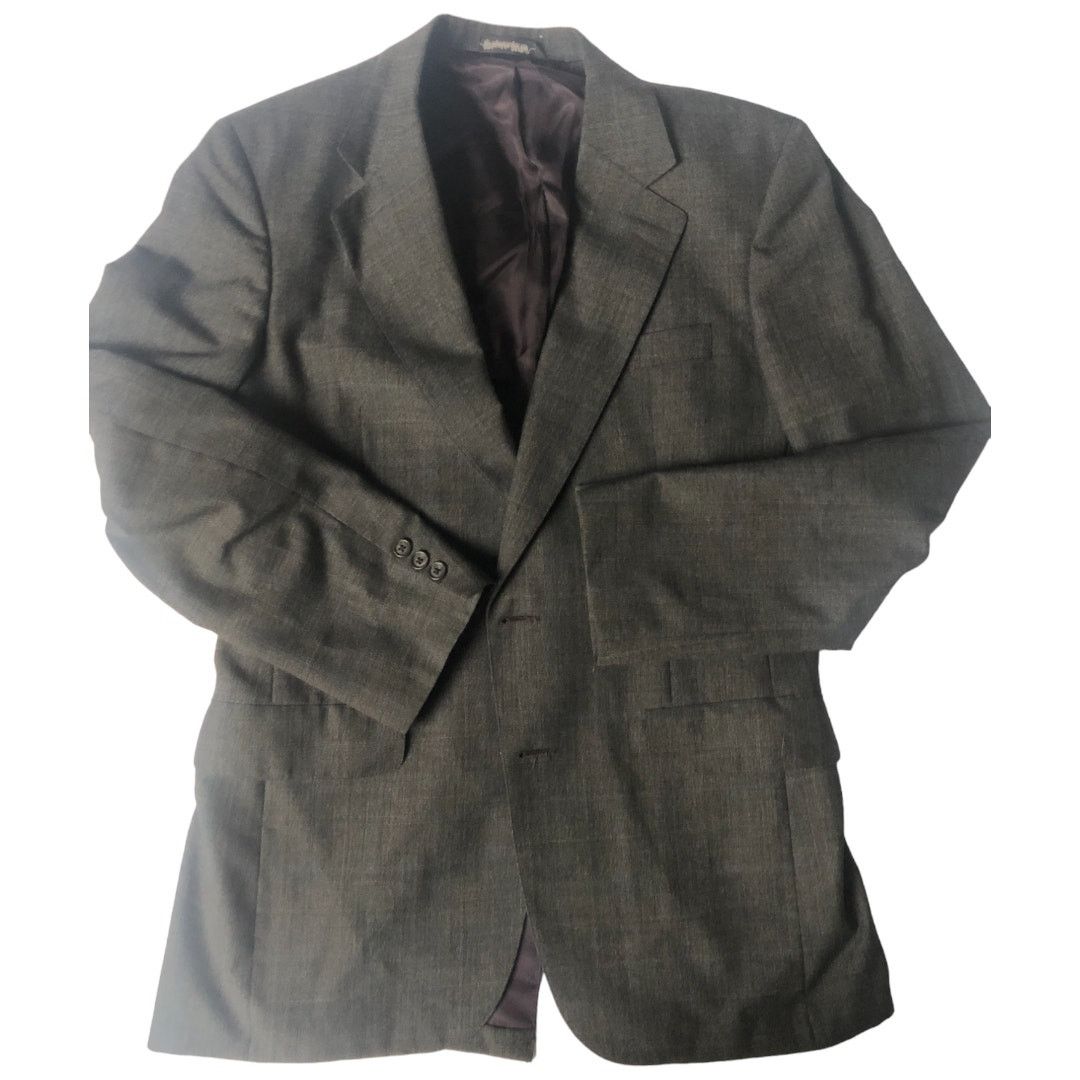 Other Copley Jordan Marsh - Grey Suit Jacket Blazer - Large Size 36R - 1 Thumbnail