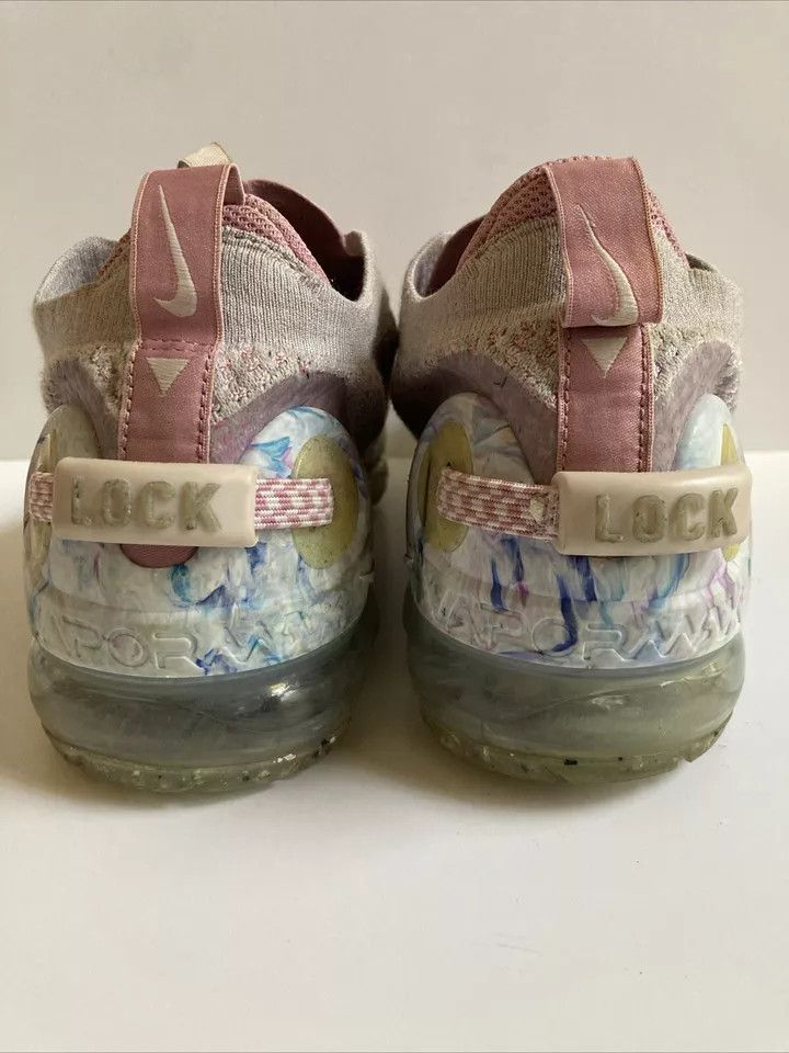 Designer × Nike × Vintage NIke Air Vapormax 2020 Fiyknit Light Arctic Pink Shoes Size US 12 / EU 45 - 3 Thumbnail