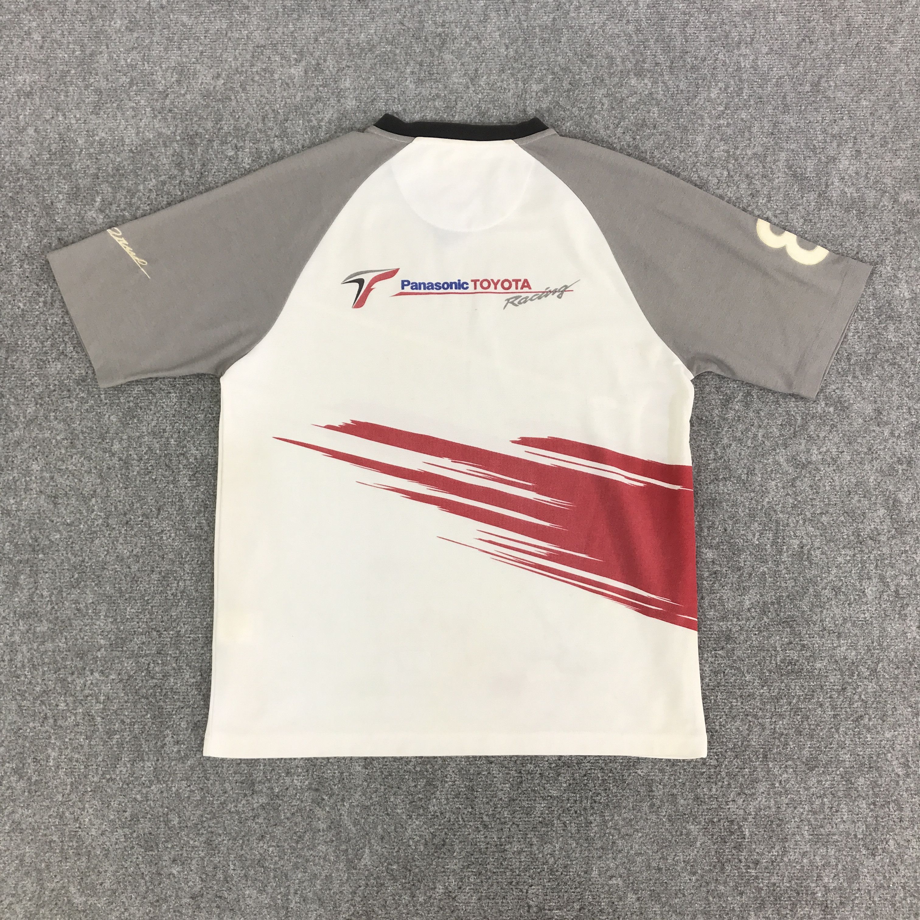 Japanese Brand PANASONIC X TOYOTA RACING T-SHIRT K117B5 Size US L / EU 52-54 / 3 - 3 Thumbnail