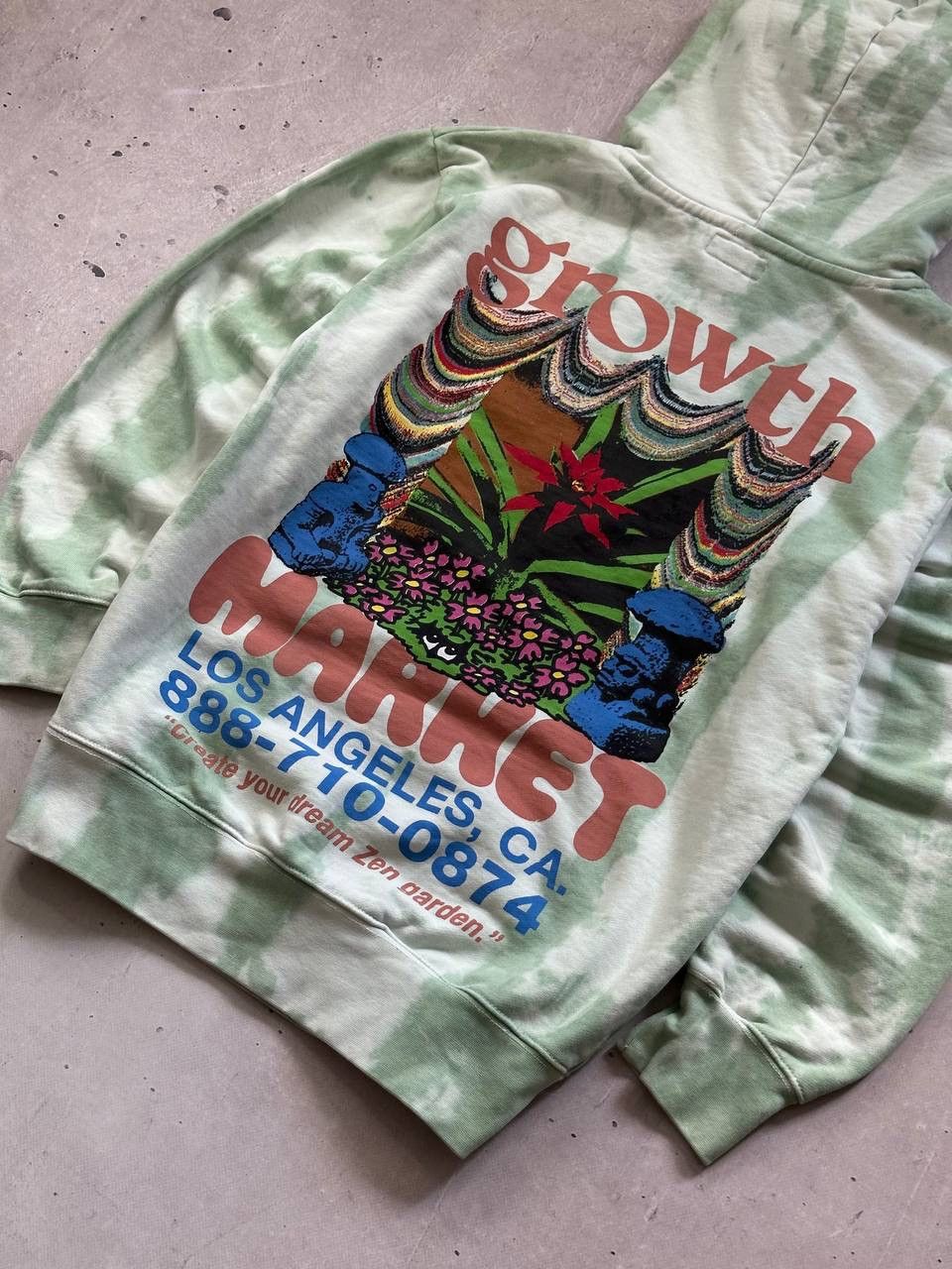 Designer × Market Market Men’s Hoodie “Growth Market” SK8 Y2K Vintage Style Size US M / EU 48-50 / 2 - 7 Thumbnail