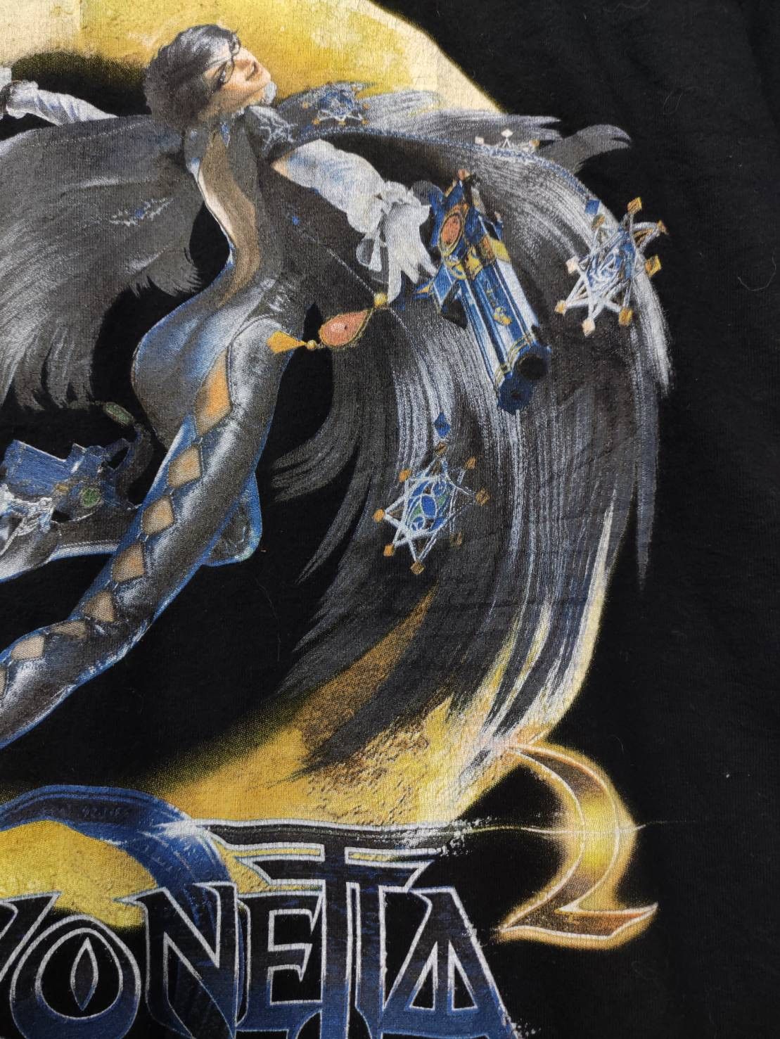 Nintendo Rare! Bayonetta 2 Wii U Game Promo T-Shirt Size US M / EU 48-50 / 2 - 4 Thumbnail