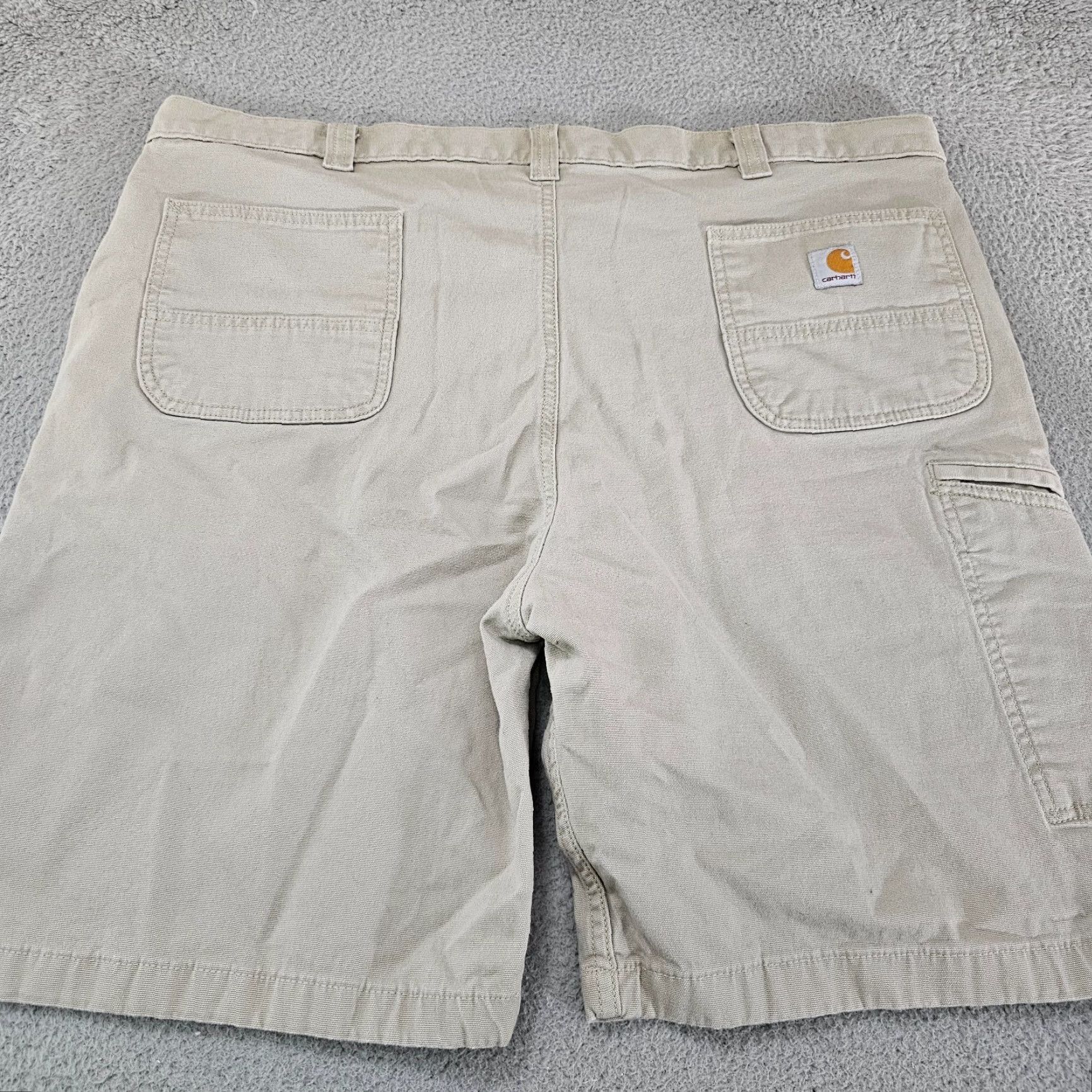 Carhartt Carhartt Cargo Shorts Mens 44 Tan Cotton Canvas Workwear Cargo Pocket Relaxed Size US 44 / EU 60 - 5 Thumbnail