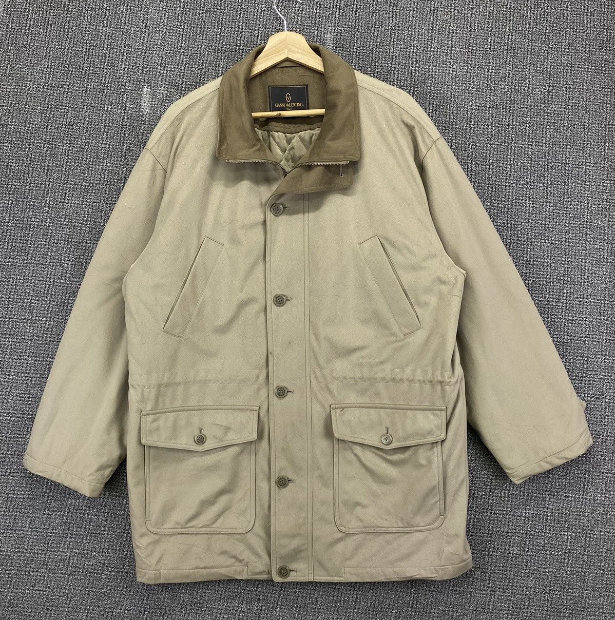 Gianni Valentino Vintage Gianni Valentino Long Coat Jacket Size US L / EU 52-54 / 3 - 1 Thumbnail