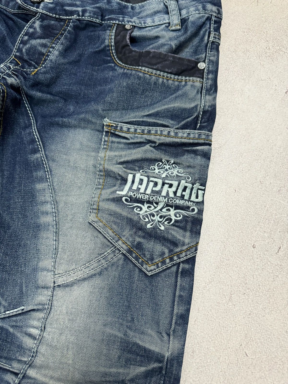 If Six Was Nine × Japanese Brand Vintage Okishama Samoki Jeans Japanese Denim Pants Opium Y2K Size US 32 / EU 48 - 4 Thumbnail