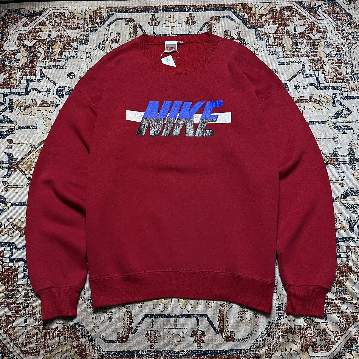 Nike × Vintage Vintage Nike 90's Sweatshirt Size US L / EU 52-54 / 3 - 1 Thumbnail