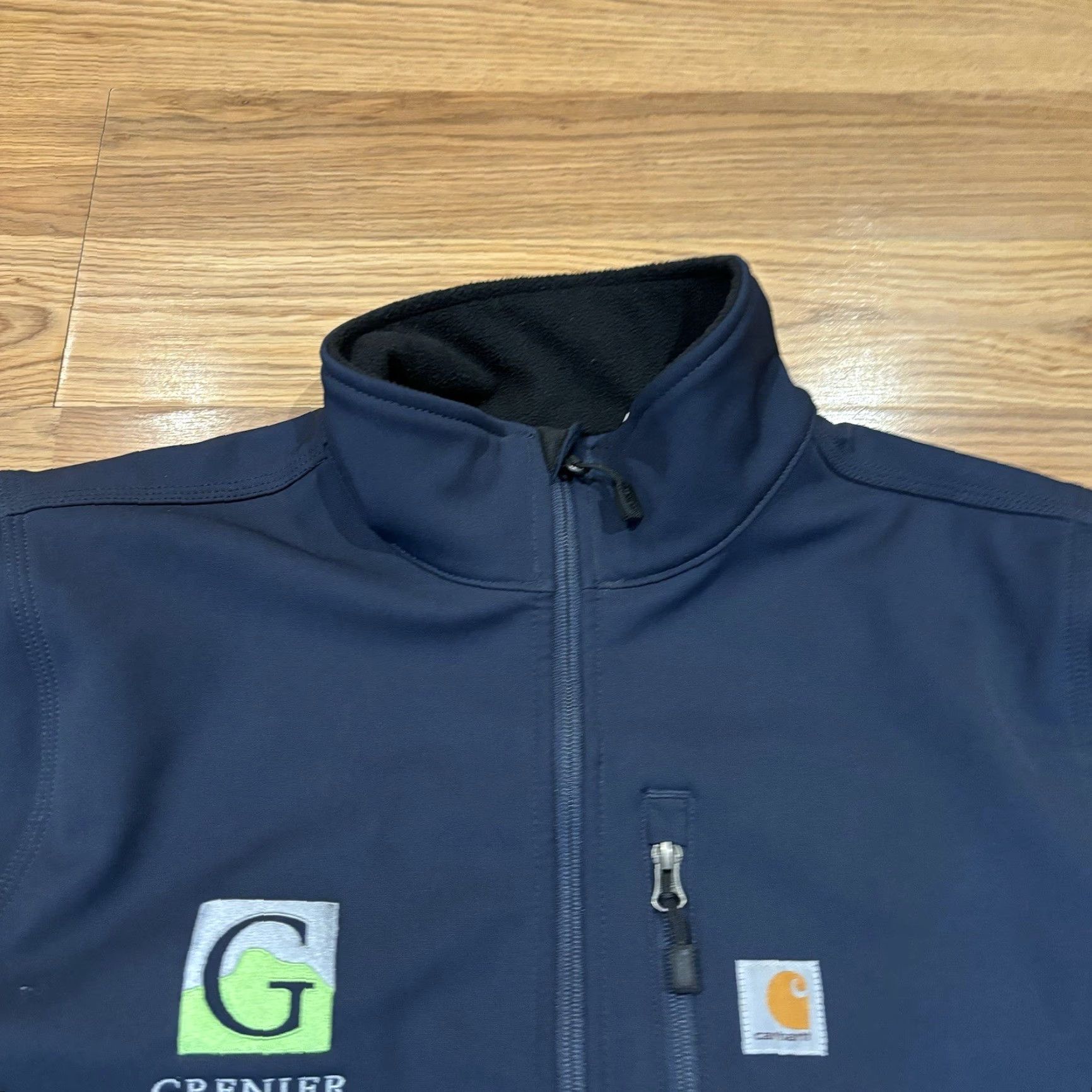 Carhartt Carhartt Jacket Crowley Rain Defender Soft Shell Blue Fleece Lined Men’s Size L - Regular Outerwear, Blue, Men Size US L / EU 52-54 / 3 - 7 Thumbnail