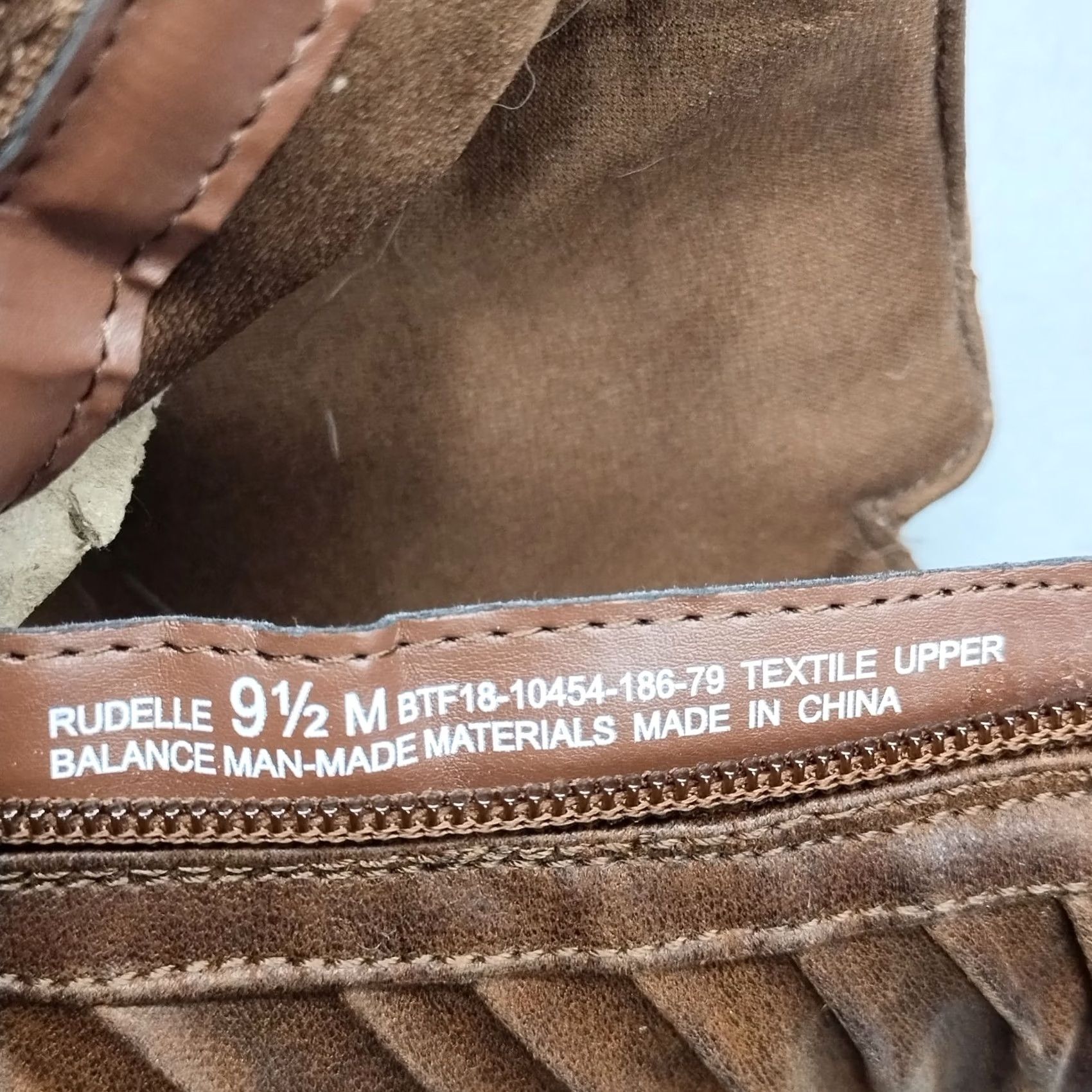 Vintage Baretraps Rudelle Bootie Womens 9.5M Brown Round Toe Buckle Strap Side Zip Boot Size US 10 / IT 40 - 4 Thumbnail