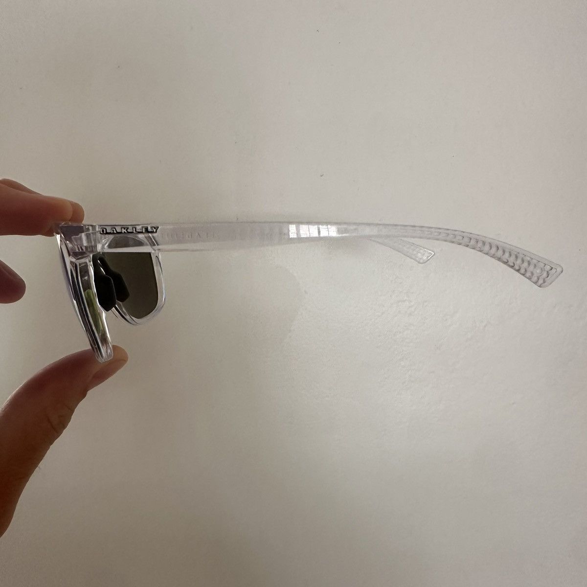 Oakley Transparent / White Oakley Sunglasses Blue Reflective Size ONE SIZE - 3 Thumbnail