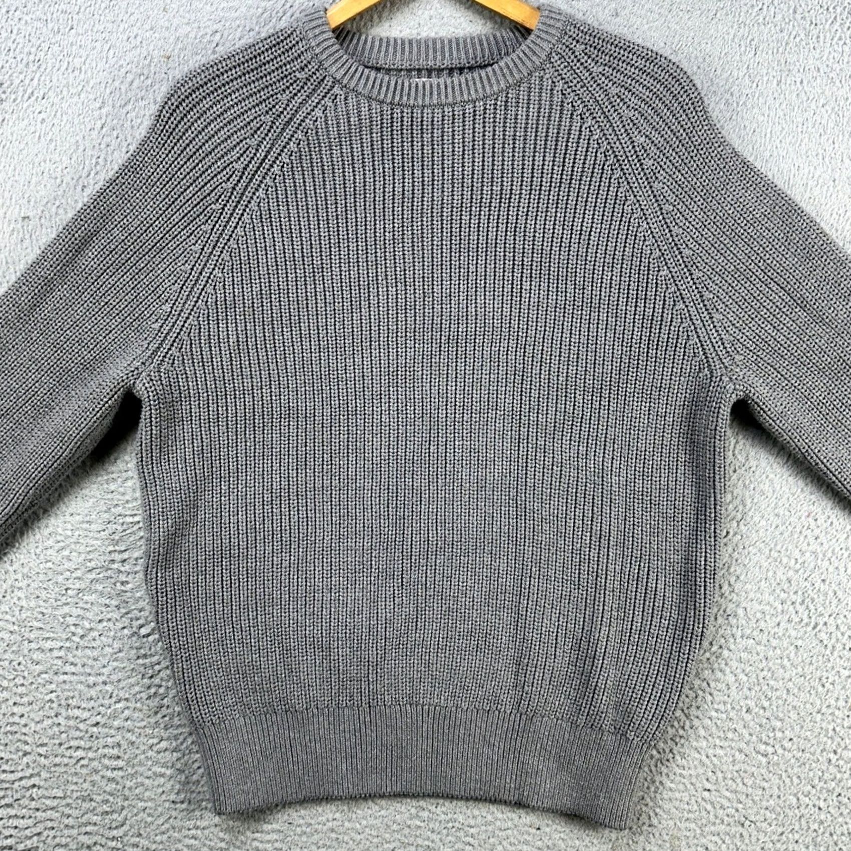 Vintage Fair Harbor Sweater Crewneck Mens Medium Gray Knit Pullover Organic Cotton Blend Short Sleeve? Size US M / EU 48-50 / 2 - 3 Thumbnail