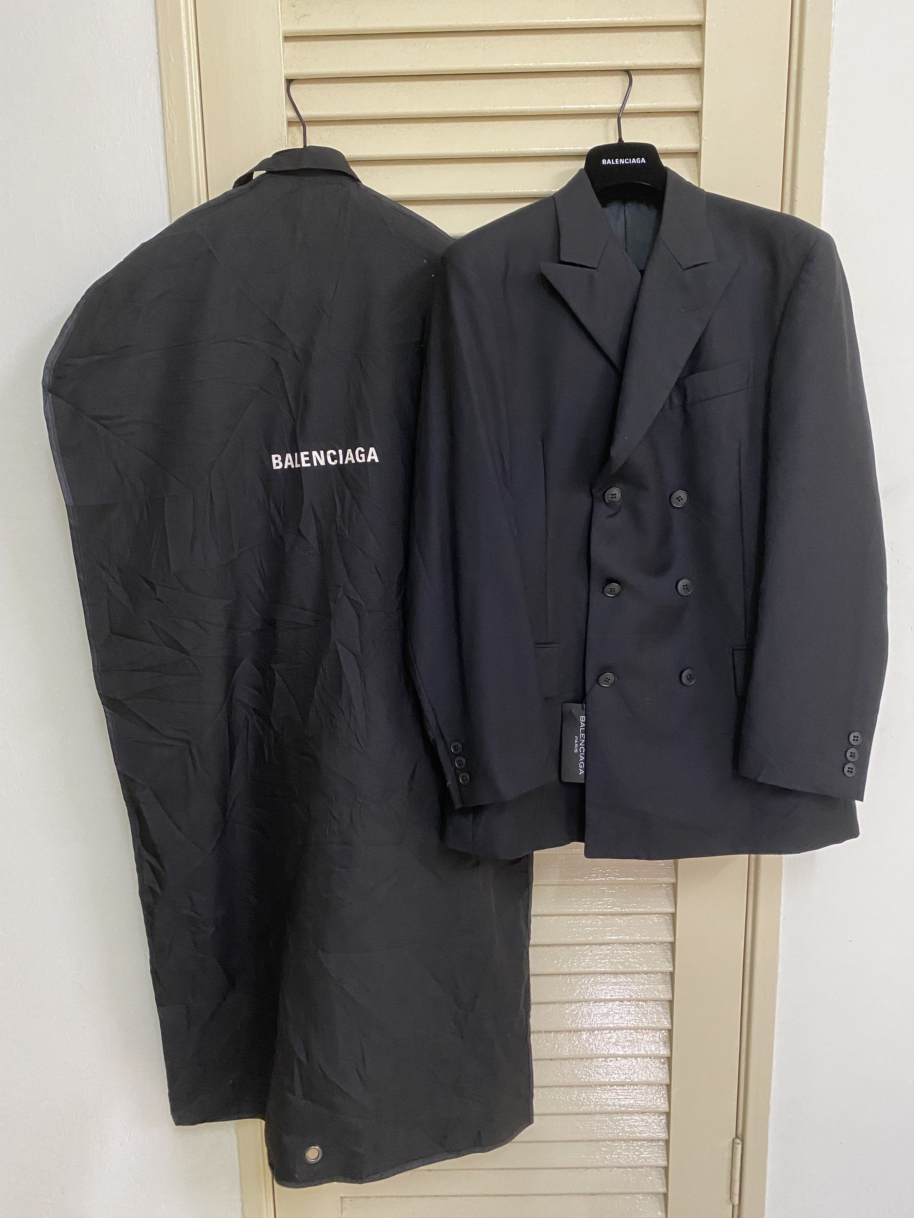 Balenciaga Nwt Double Breasted Balenciaga Blazer Suit Size 40R - 1 Thumbnail