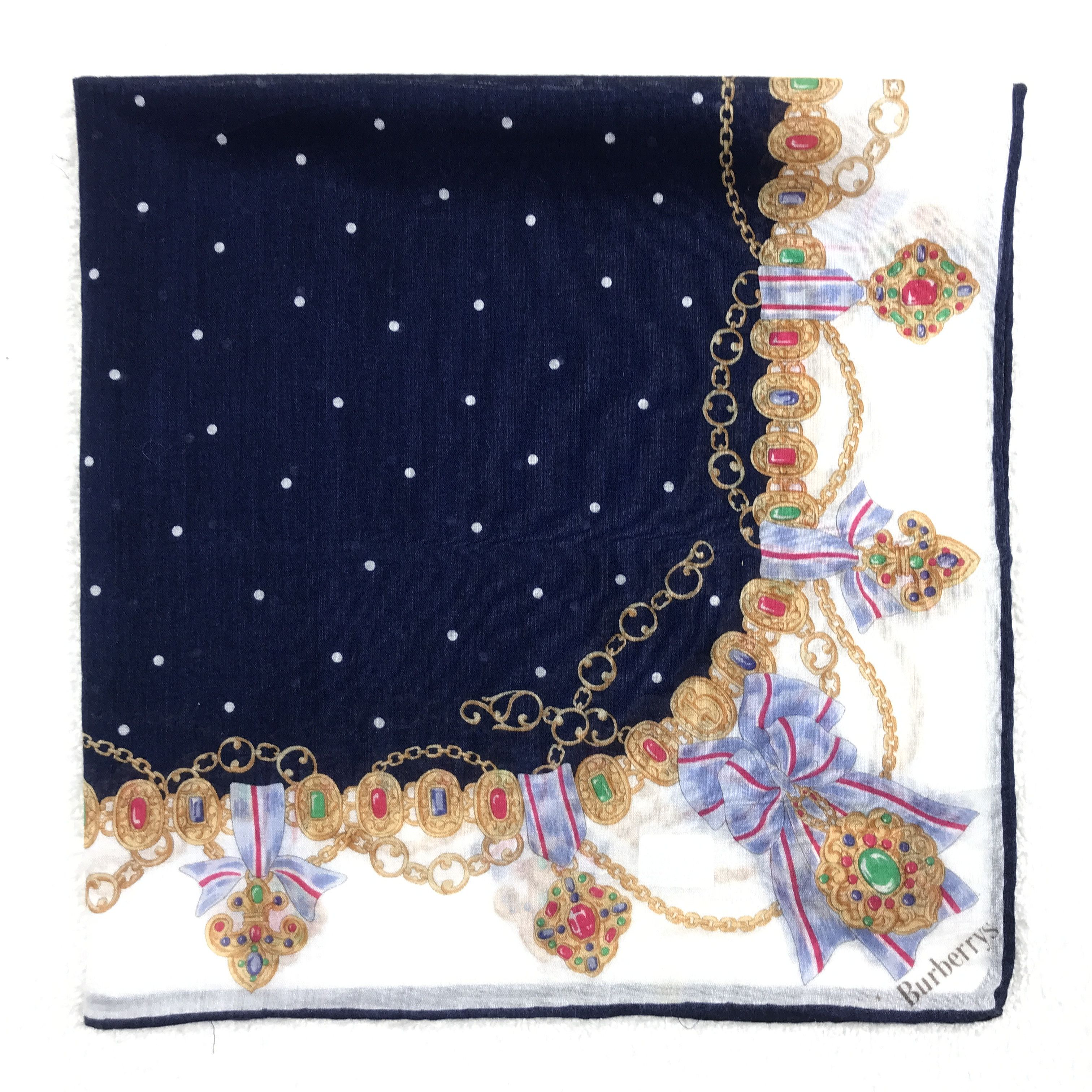 Burberry × Vintage Vintage Burberry Bandana Neckerchief Handkerchief Size ONE SIZE - 2 Thumbnail