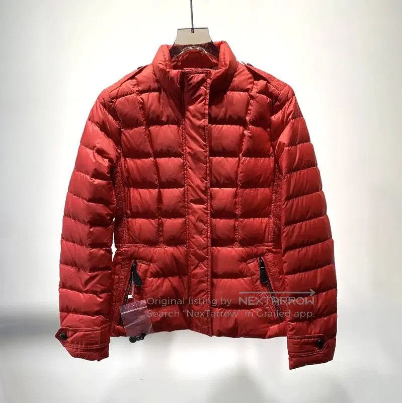 Burberry Burberry Red Polyester Women's Puffer Jacket. Size M / US 6-8 / IT 42-44 - 1 Thumbnail