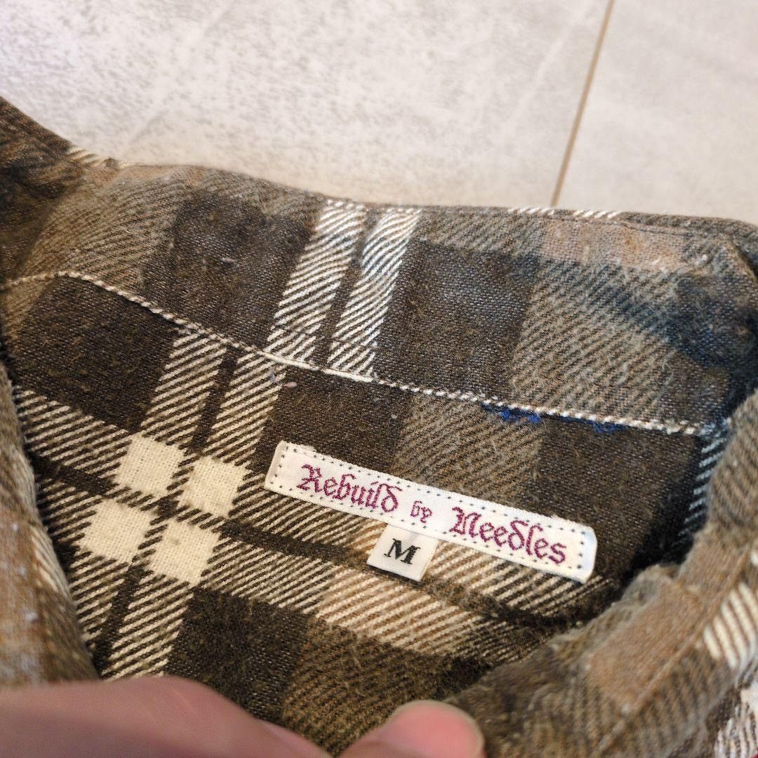 Needles NEEDLES REBUILD RIBBON FLANNEL SHIRT Size US M / EU 48-50 / 2 - 4 Thumbnail