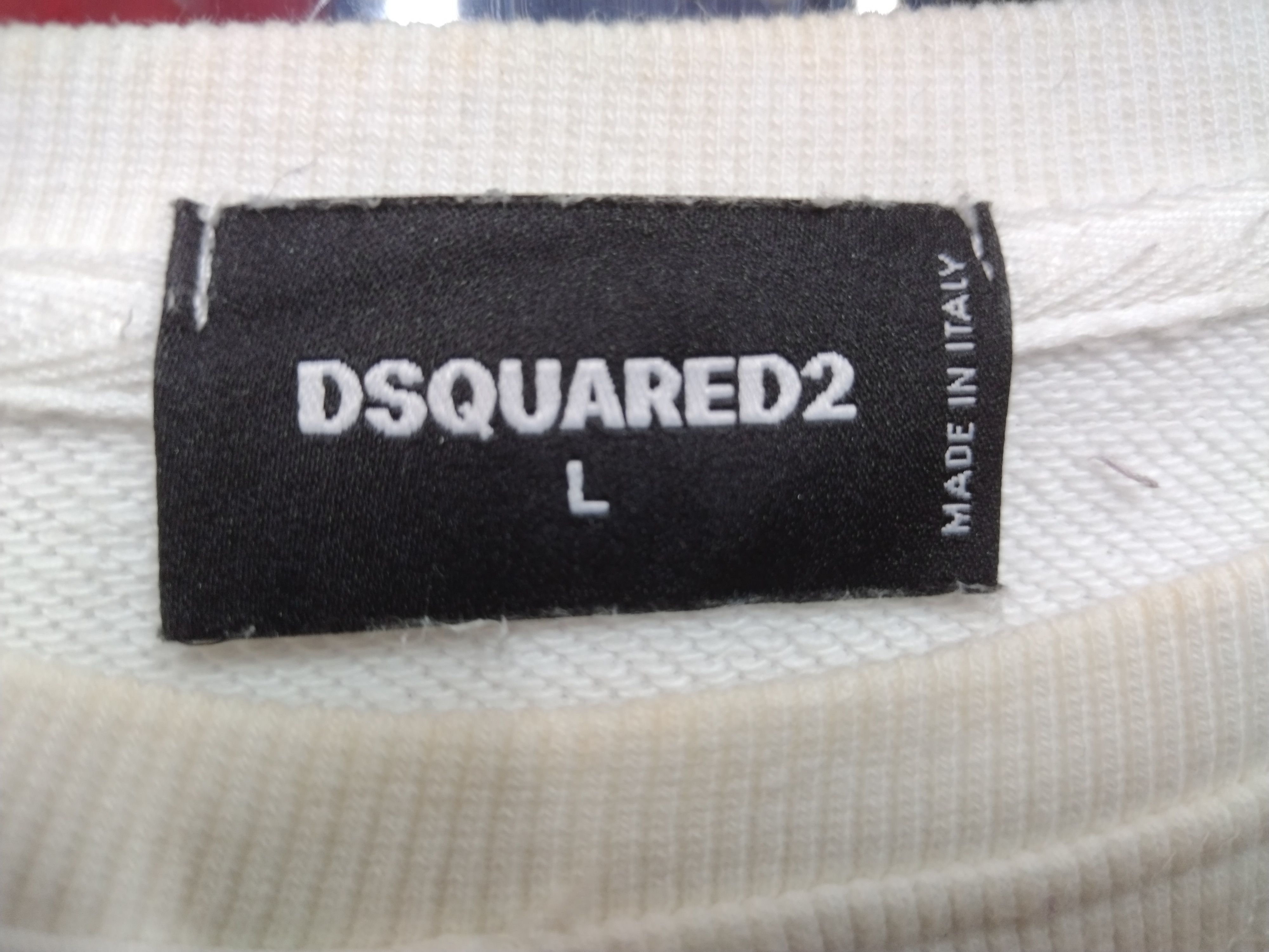 Dsquared2 × If Six Was Nine RARE DESIGN DSQUARED2 GRAFFITI SWEATSHIRT Size US L / EU 52-54 / 3 - 12 Thumbnail