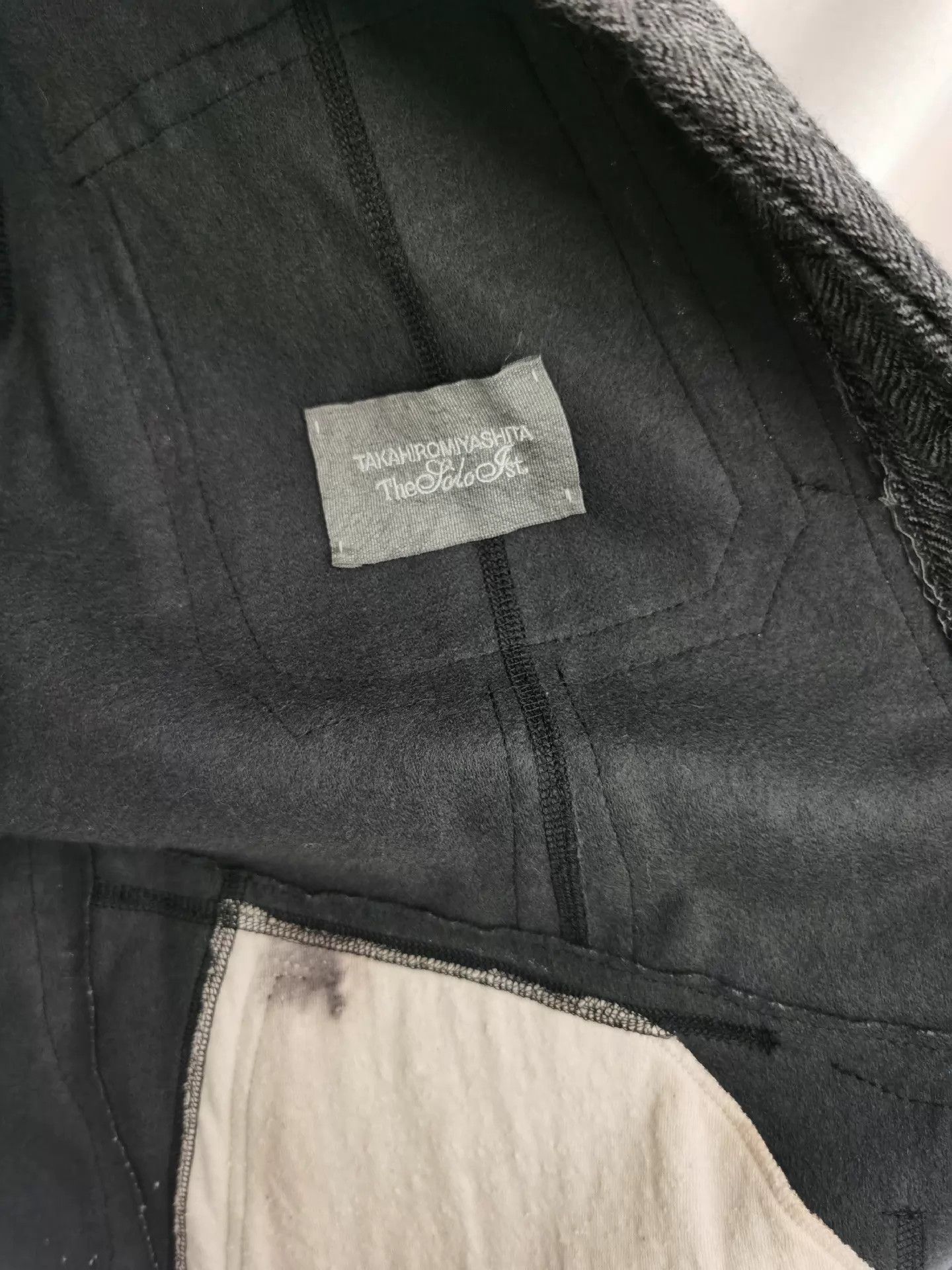 Takahiromiyashita The Soloist. the soloist Miyashita Deconstructed Raw Blazer Size S Size US S / EU 44-46 / 1 - 8 Thumbnail