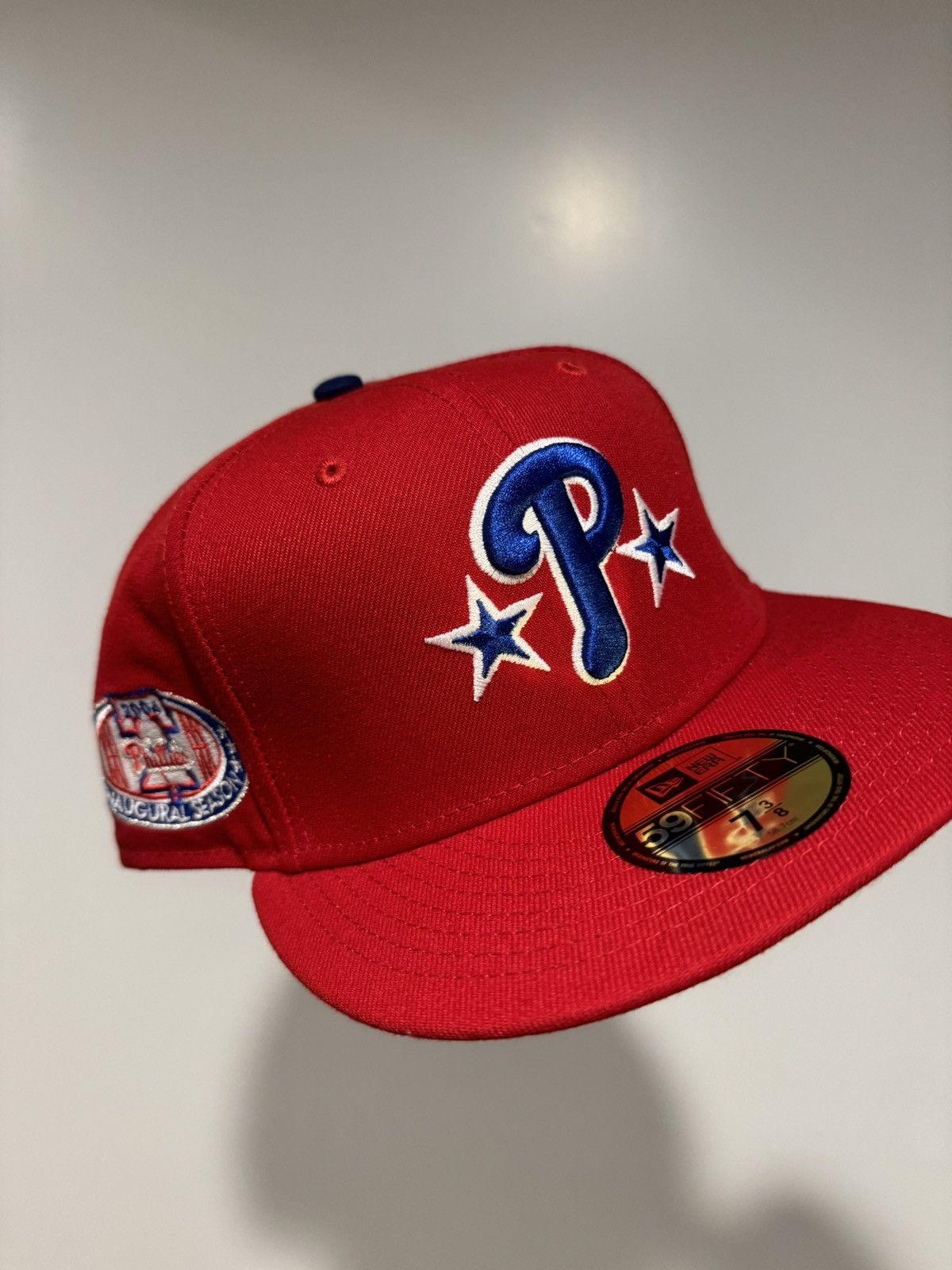 Hat Club × MLB × New Era Hatclub Exclusive Philadelphia Phillies P double star 3/8 Size ONE SIZE - 1 Thumbnail