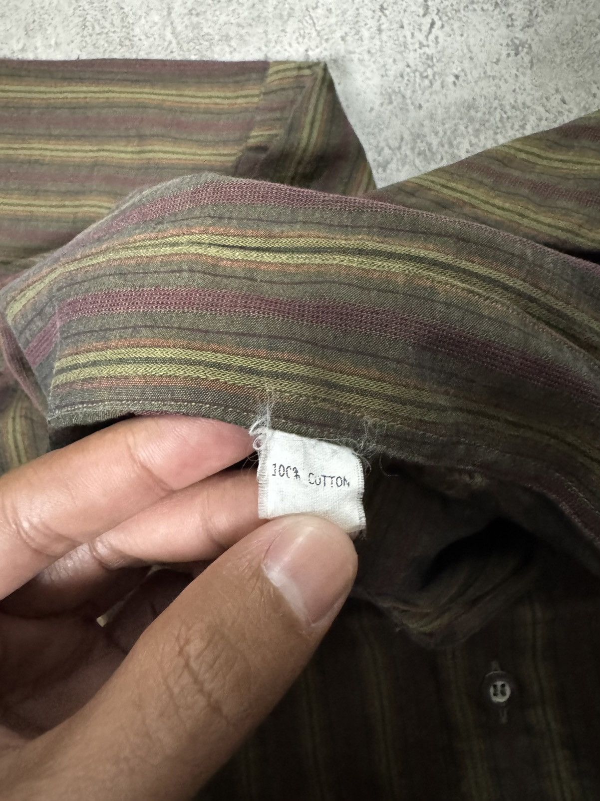 Ermenegildo Zegna ERMENEGILDO ZEGNA MOTIF STRIPED LONGSLEVE Size US M / EU 48-50 / 2 - 7 Thumbnail