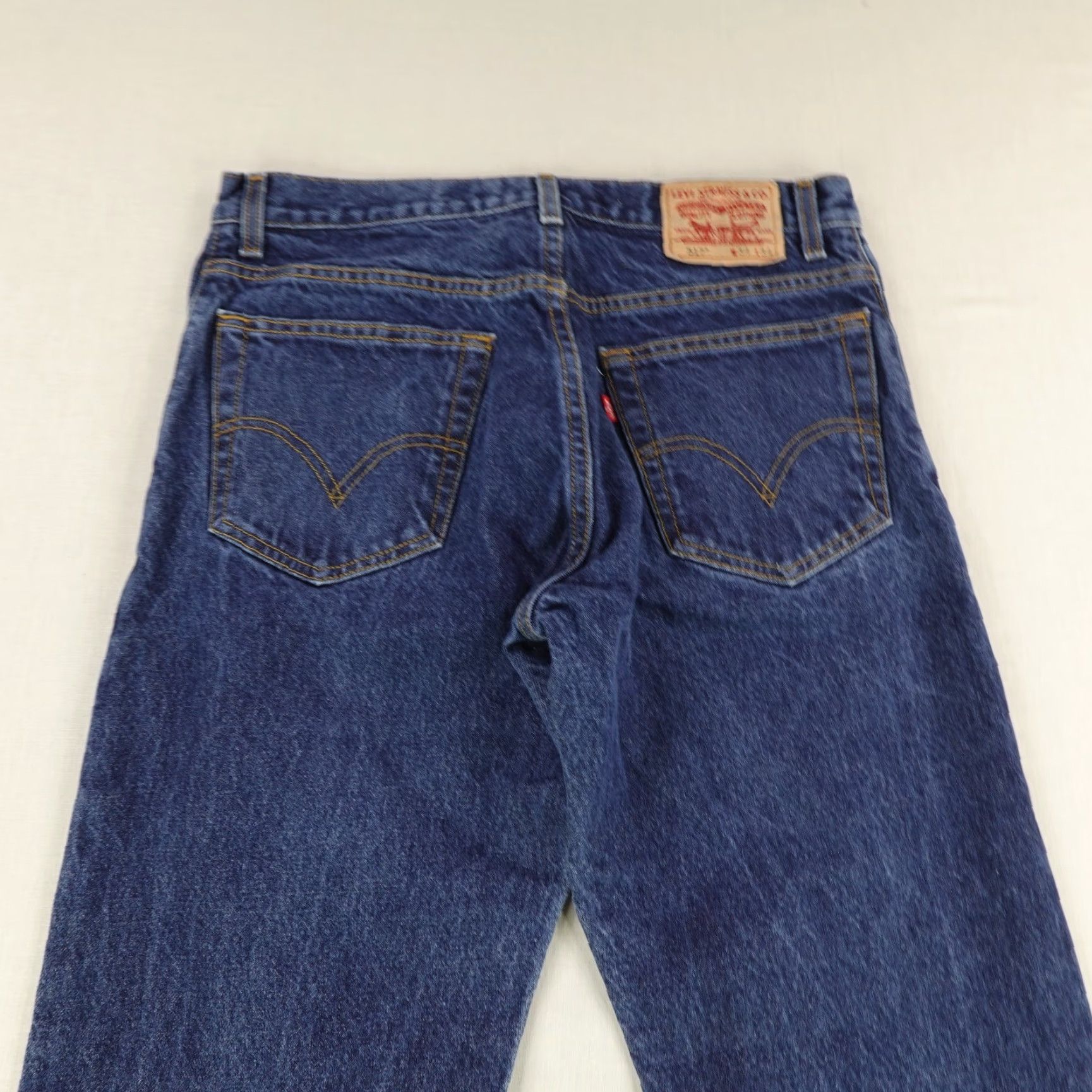 Levi's VINTAGE Levi's Jeans 34x34 Blue Denim 514 Bootcut Western Cowboy Red Tab Y2K Mens Regular 34 Blue Jeans Mens Regular 34x34 Cowboy Southwestern Jeans Size US 32 / EU 48 - 5 Thumbnail