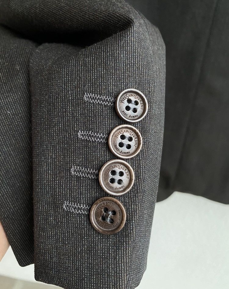 Yves Saint Laurent YSL Blazer Grey YSL Jacket Size US L / EU 52-54 / 3 - 13 Thumbnail