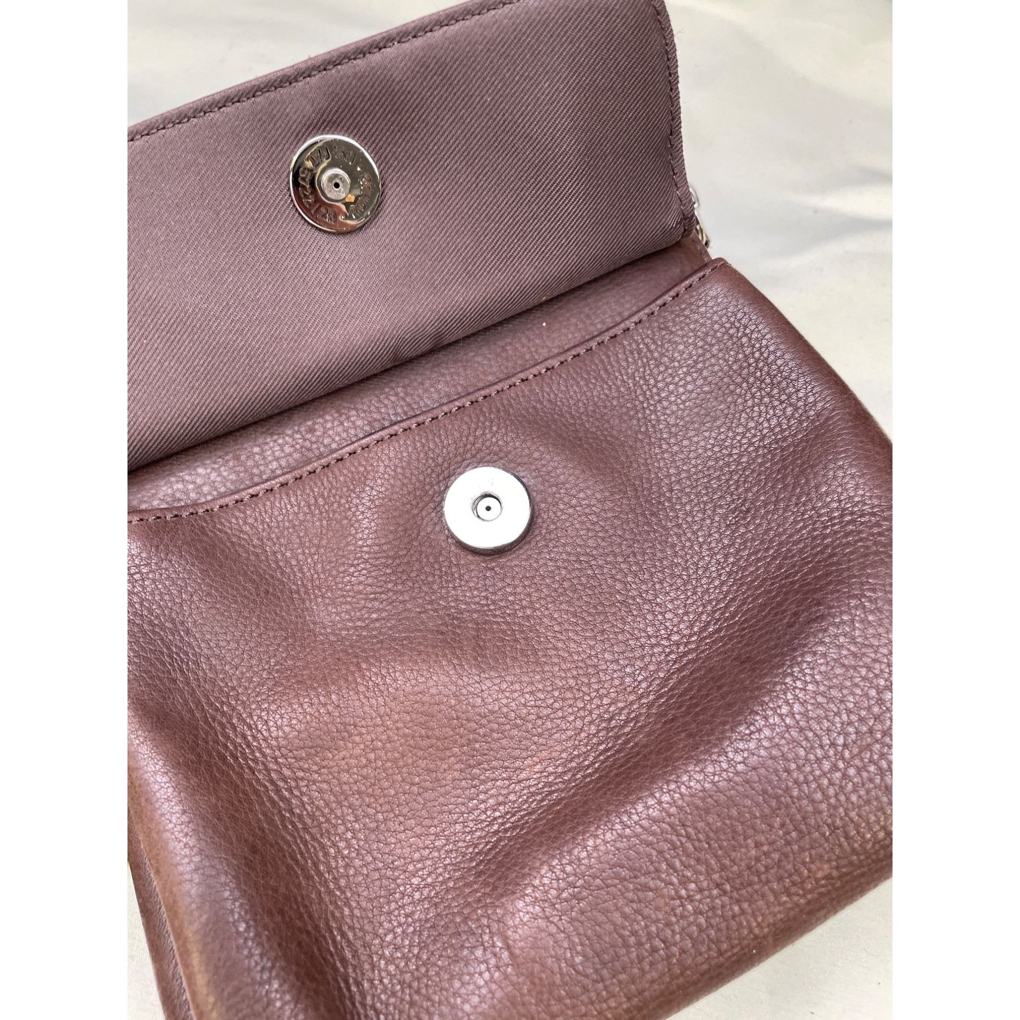 Fossil Fossil Womens Brown Leather Crossbody Bag SKU 6577 Size ONE SIZE - 8 Thumbnail