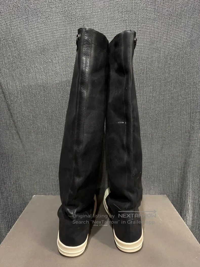 Rick Owens Rick Owens 14fw mainline cowhide elephant leg boots Size US 10 / EU 43 - 7 Thumbnail