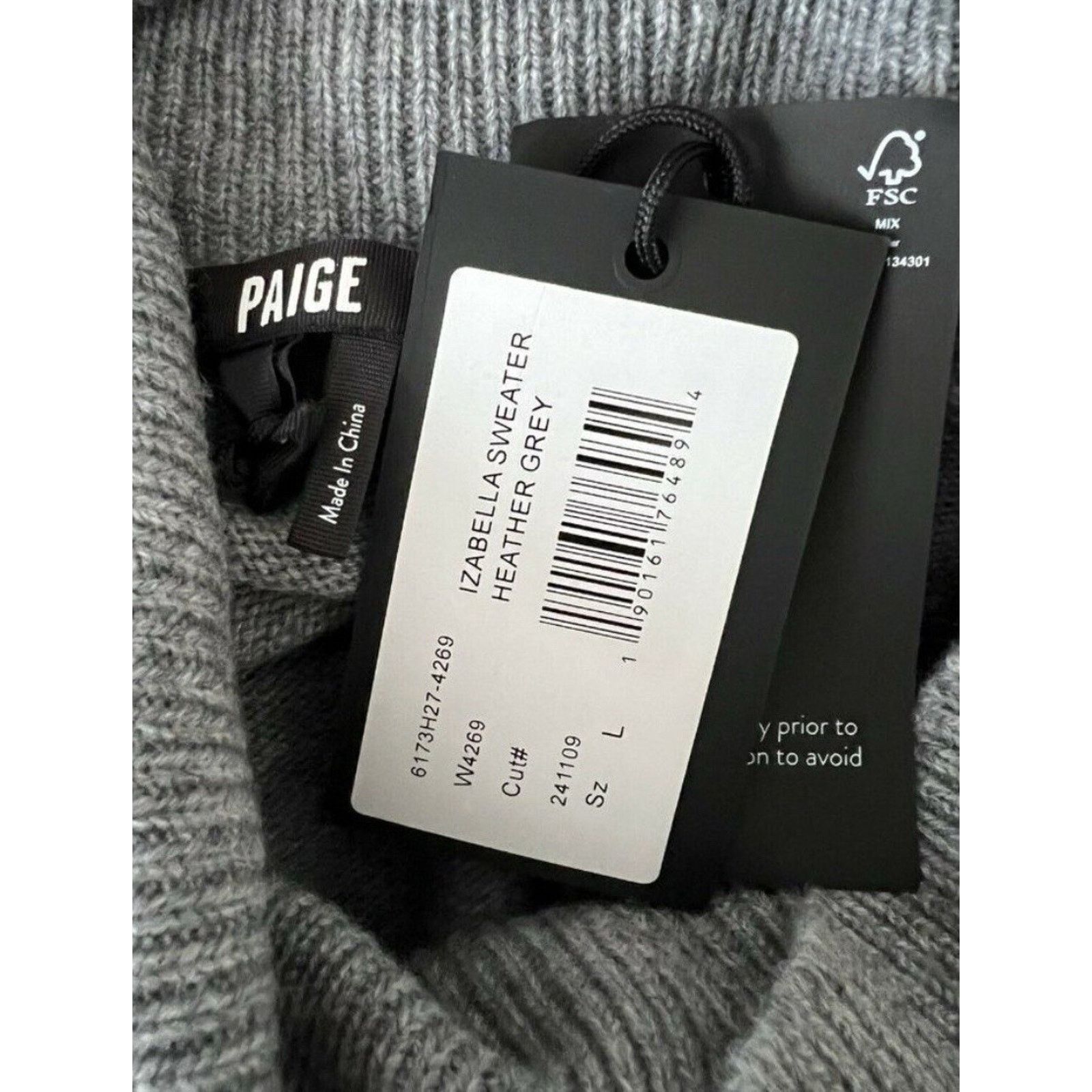 Paige Paige Izabella Heather Grey L A001840 Size L / US 10 / IT 46 - 5 Thumbnail