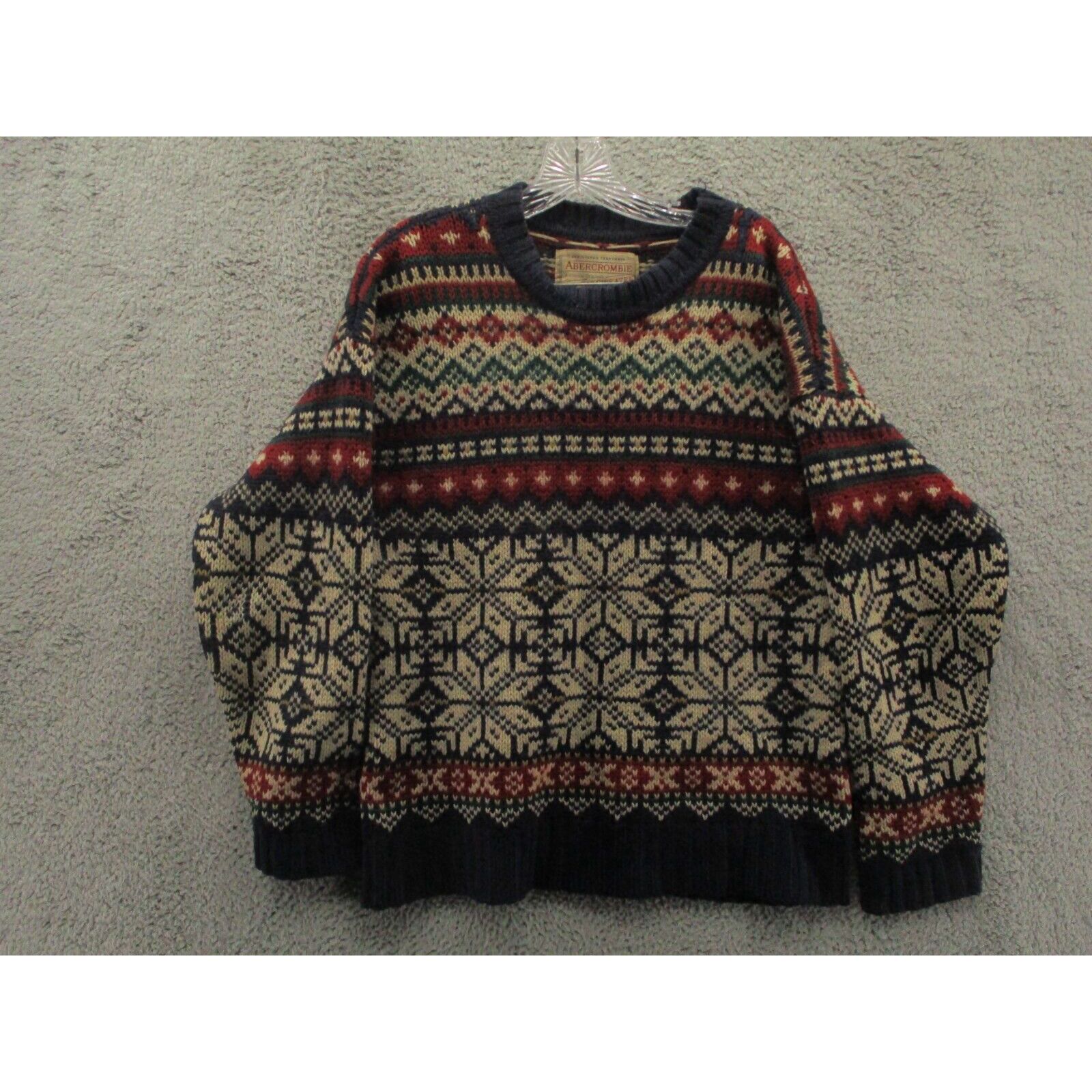 Abercrombie fair isle on sale sweater