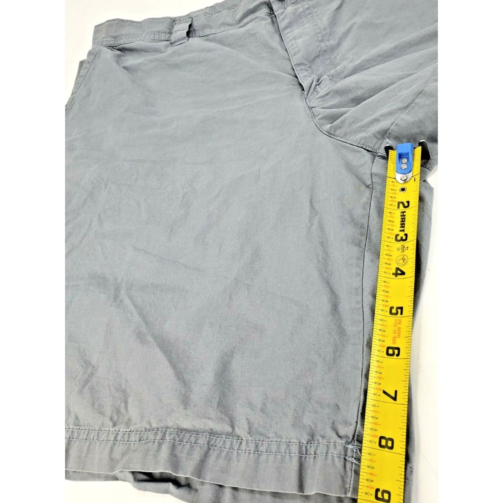 Vintage Columbia Chino Golf Shorts Men 40 (9" Inseam) Gray Pockets Outdoor Casual Muscled Regular (XXL) Size US 40 / EU 56 - 3 Thumbnail