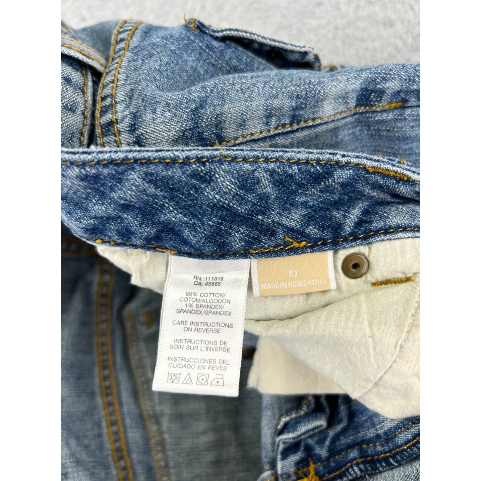 Michael Kors VINTAGE Michael Kors Jeans Womens Size 10 Bootcut Denim Light Wash Cotton Spandex 90s, American Female Size 32" / US 10 / IT 46 - 7 Thumbnail
