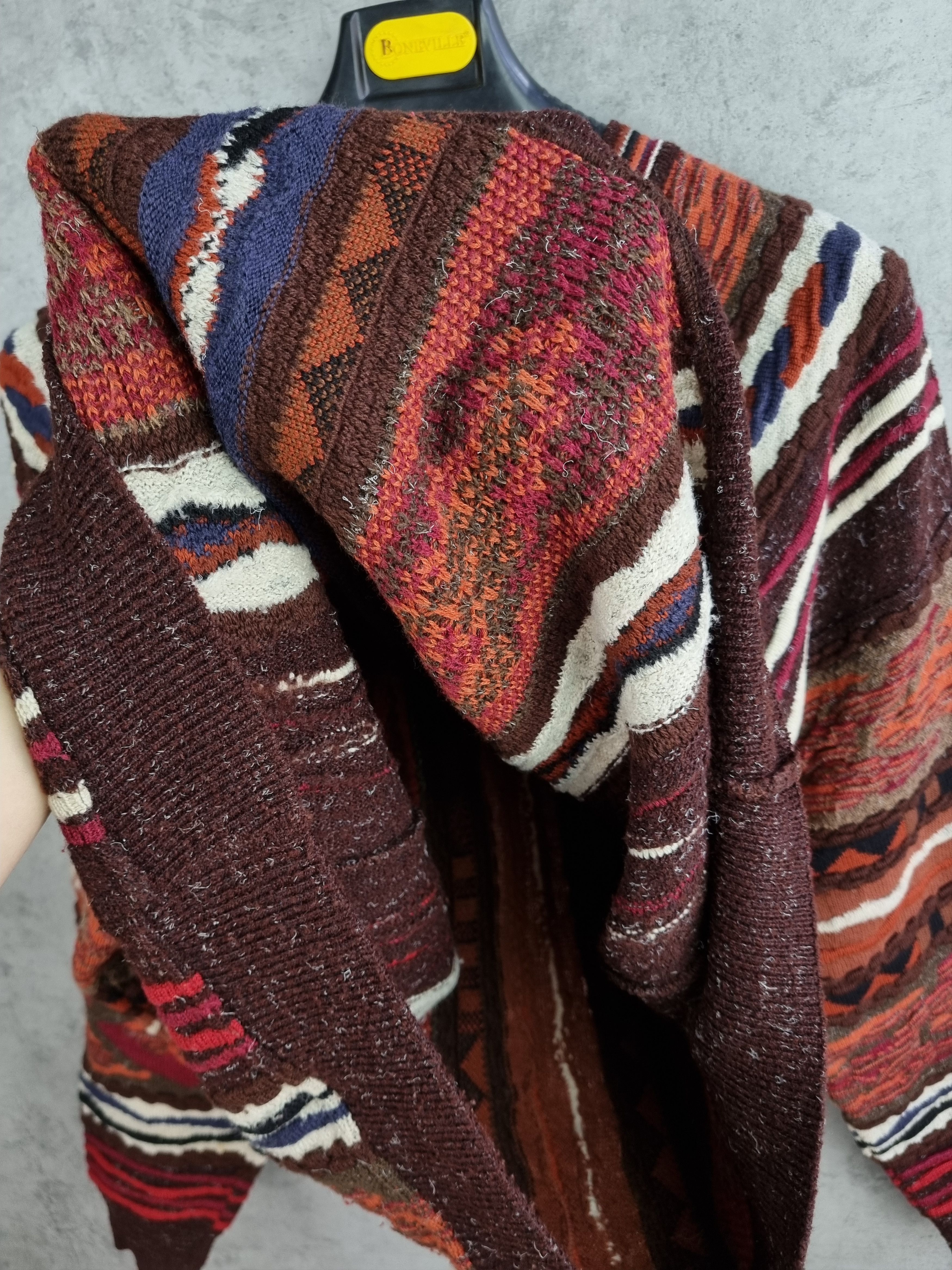 Vintage Baffo Coogi Knitted Sweater Carlo Colucci Style Size US L / EU 52-54 / 3 - 21 Thumbnail