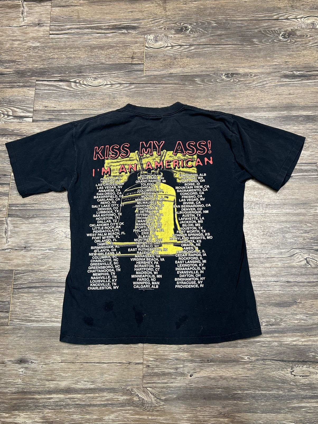 All Sport × Vintage 90’s Ted Nugent Tour Graphic T-Shirt Size US L / EU 52-54 / 3 - 4 Thumbnail