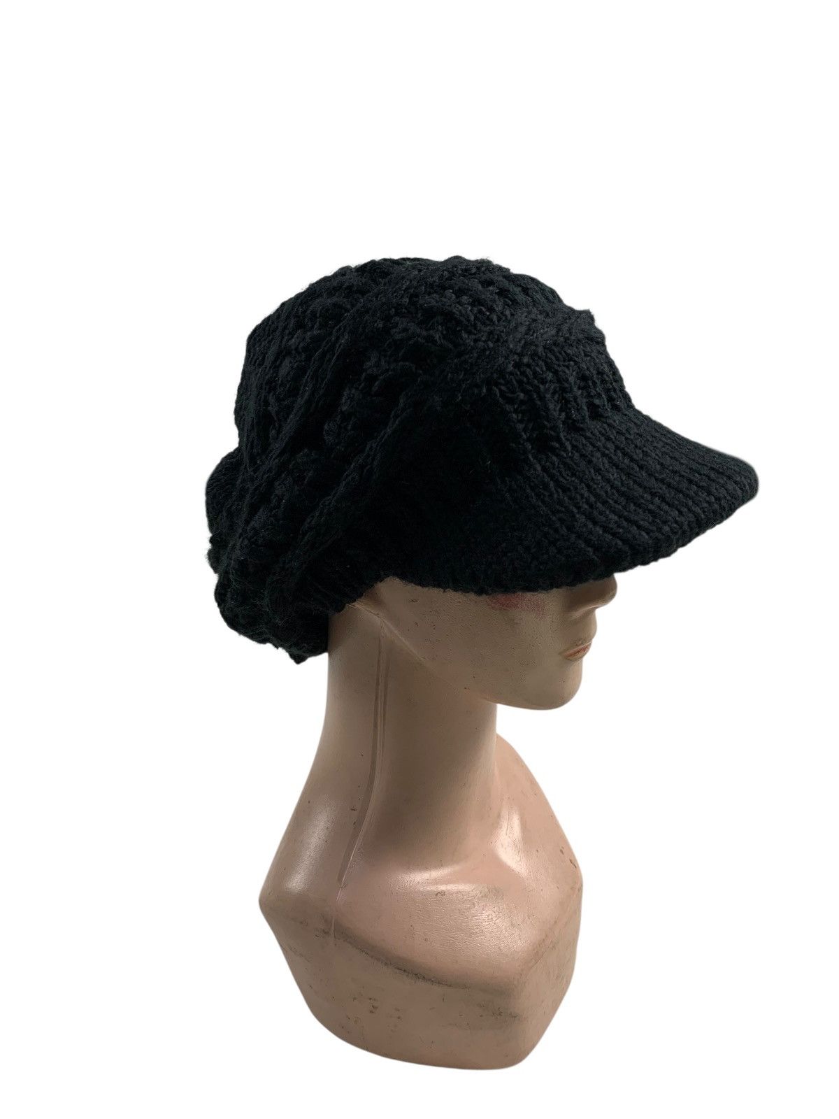 Kapital Crochet knitted big beanie hats Size ONE SIZE - 4 Thumbnail