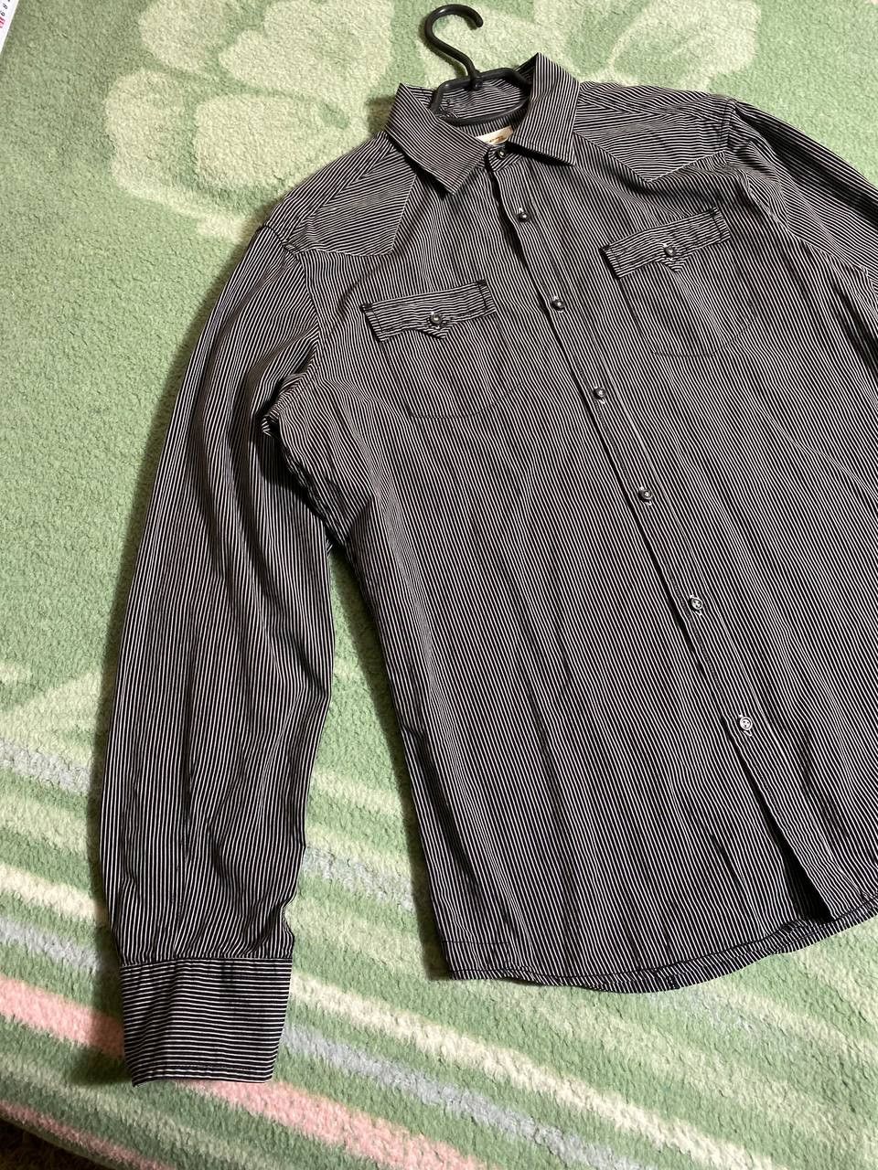 Diesel × Vintage Y2K Diesel D Japan Archival Punk Work Long Sleeve Shirt Size US XL / EU 56 / 4 - 9 Thumbnail
